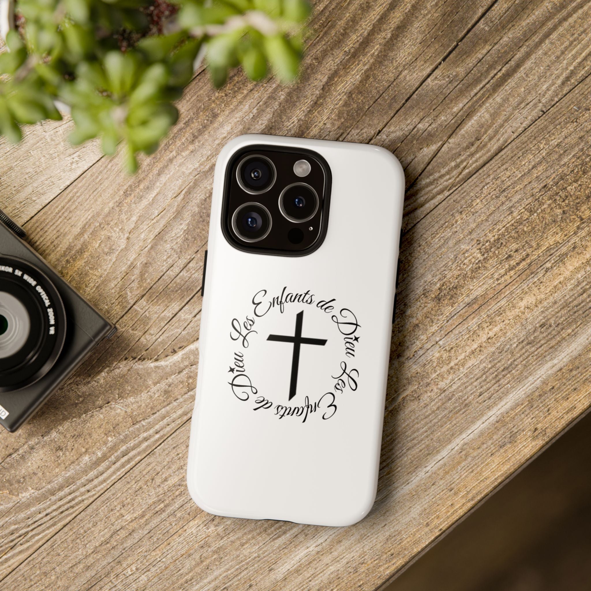 Les Enfants de Dieu Cross Phone Case
