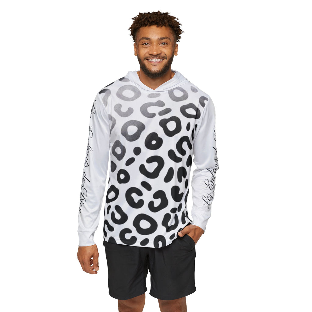 Les enfants de Dieu Men's Sports Wear Long Sleeves - Cheetah Print