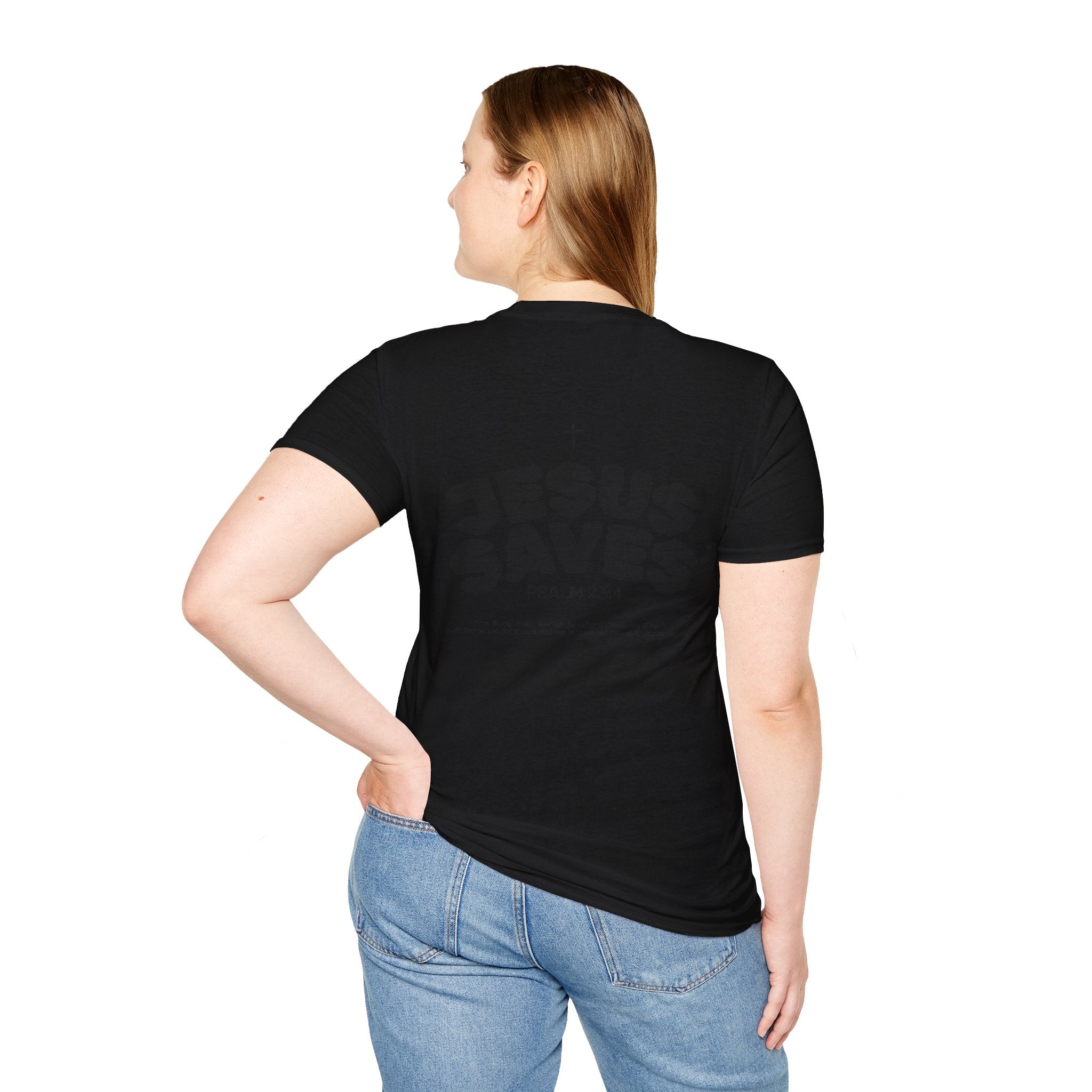 Les Enfants de Dieu T-Shirt — Jesus Saves Shirt - Psalm 23:4