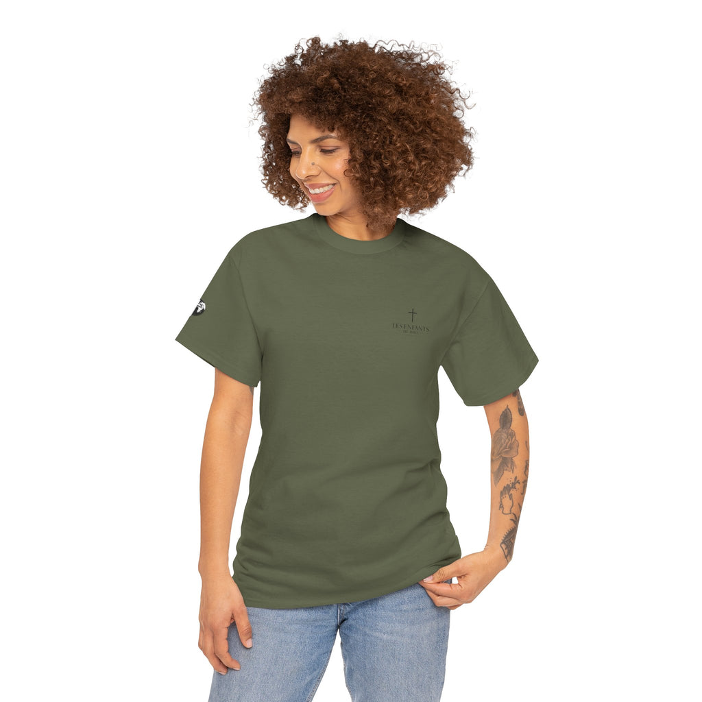 Les Enfants de Dieu Tee - Jesus Saves Tee - Psalm 23:4