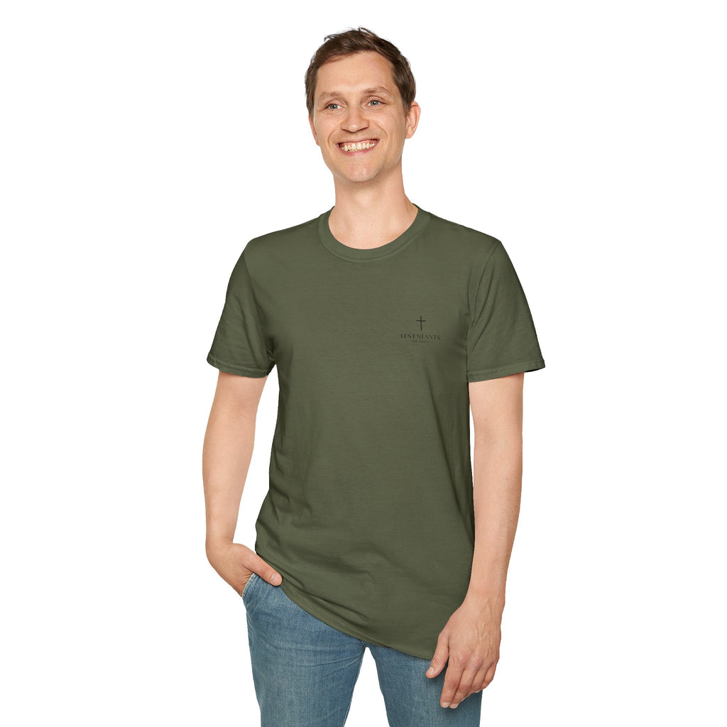 Les Enfants de Dieu T-Shirt — Jesus Saves Shirt - Psalm 23:4