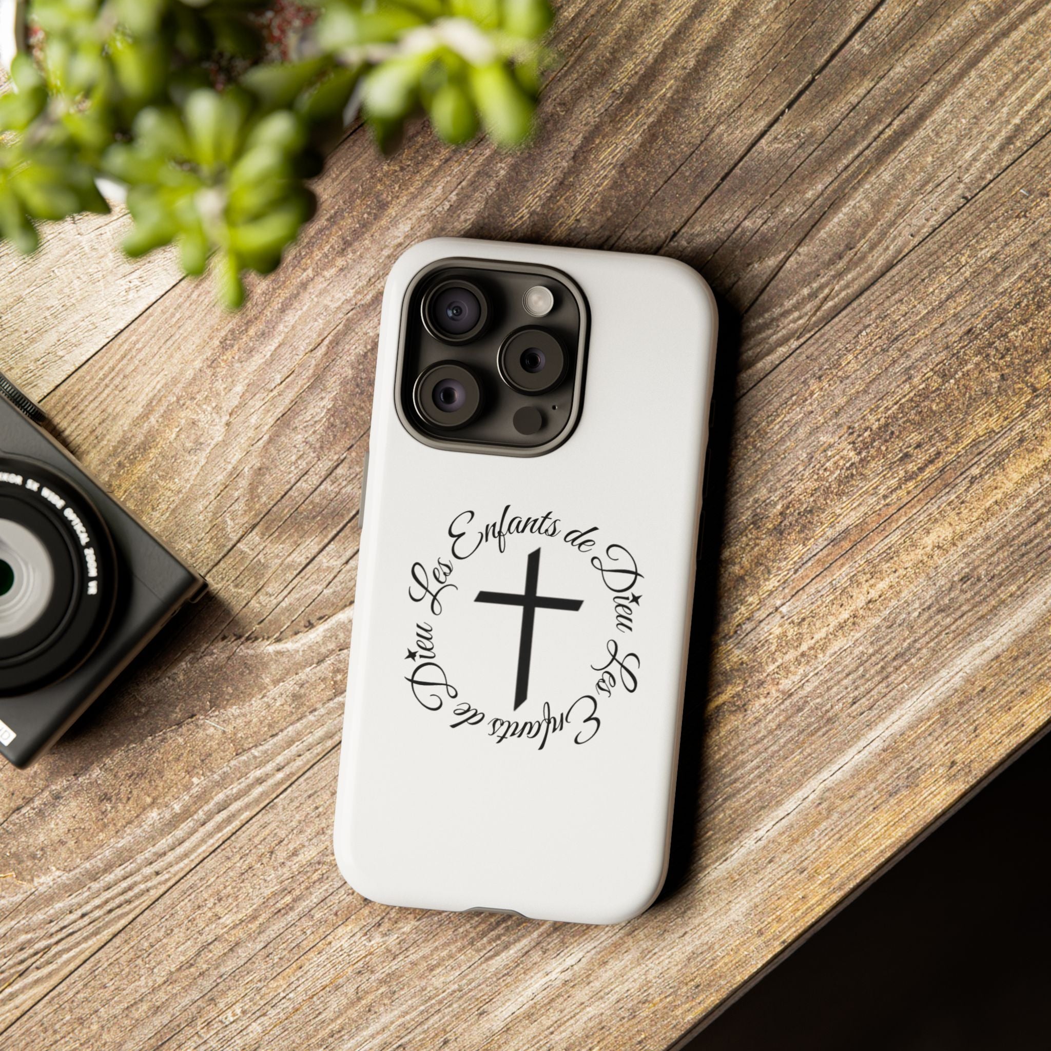 Les Enfants de Dieu Cross Phone Case