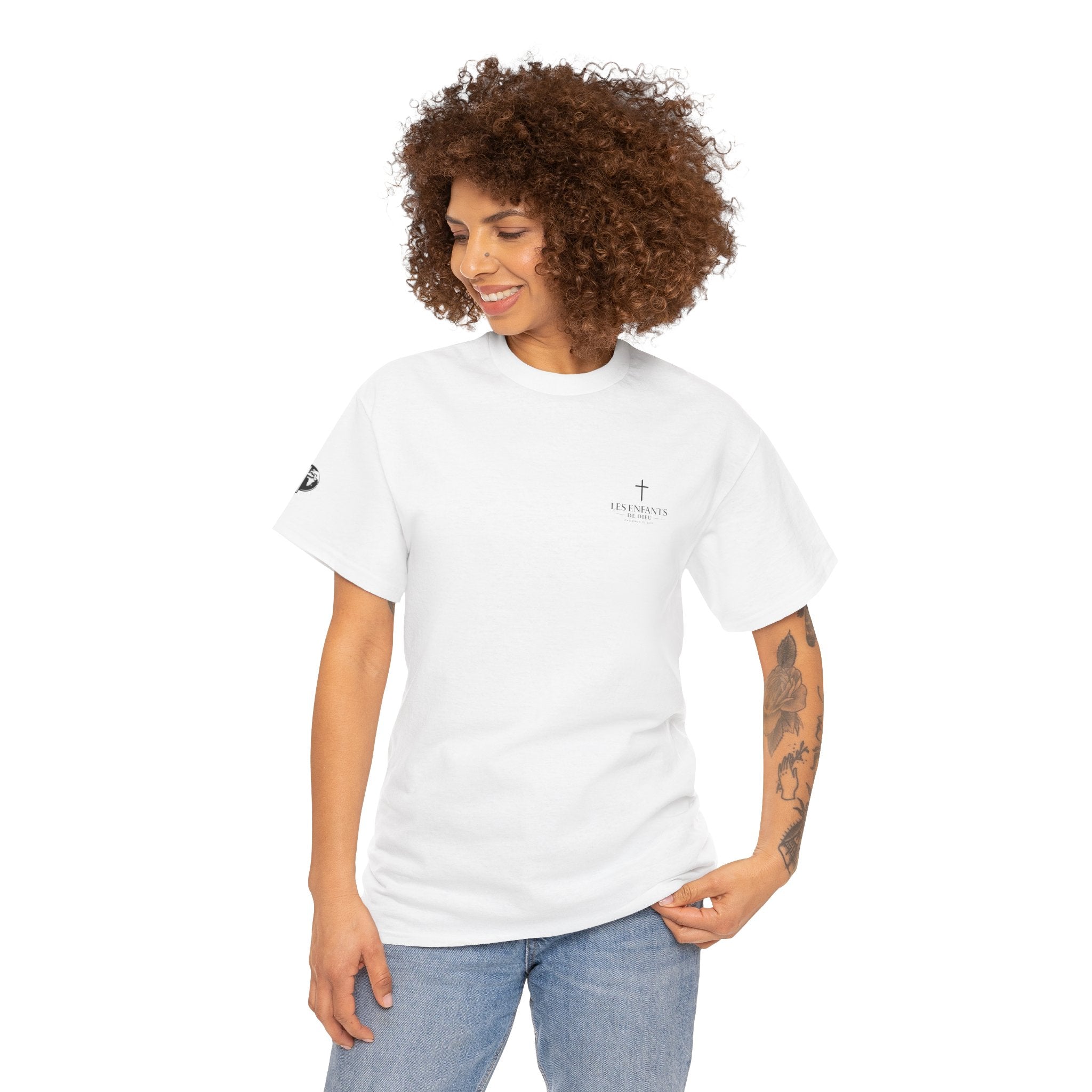 Les Enfants de Dieu Tee - Jesus Saves Tee - Psalm 23:4