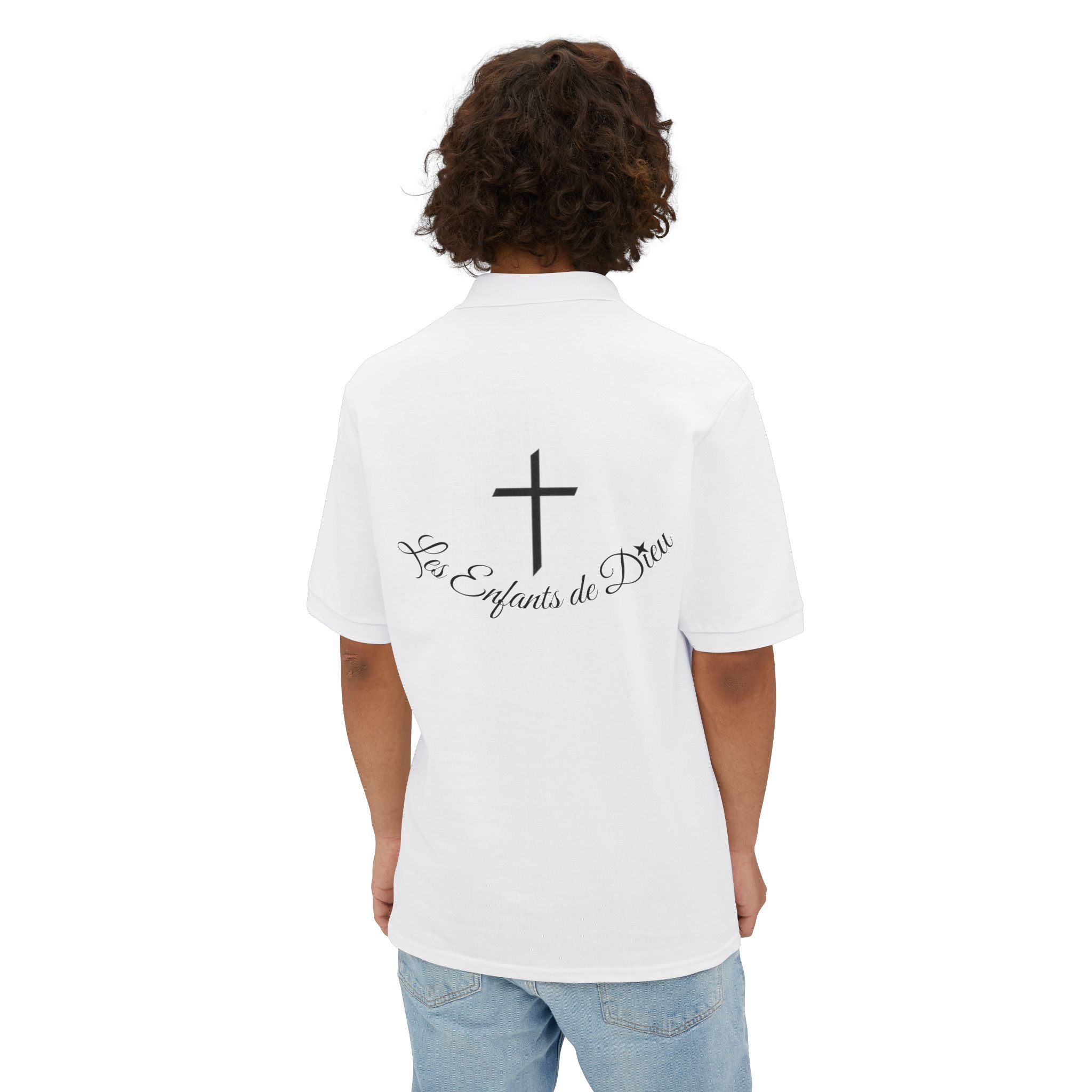 Les Enfants de Dieu 100% Cotton Men's Polo