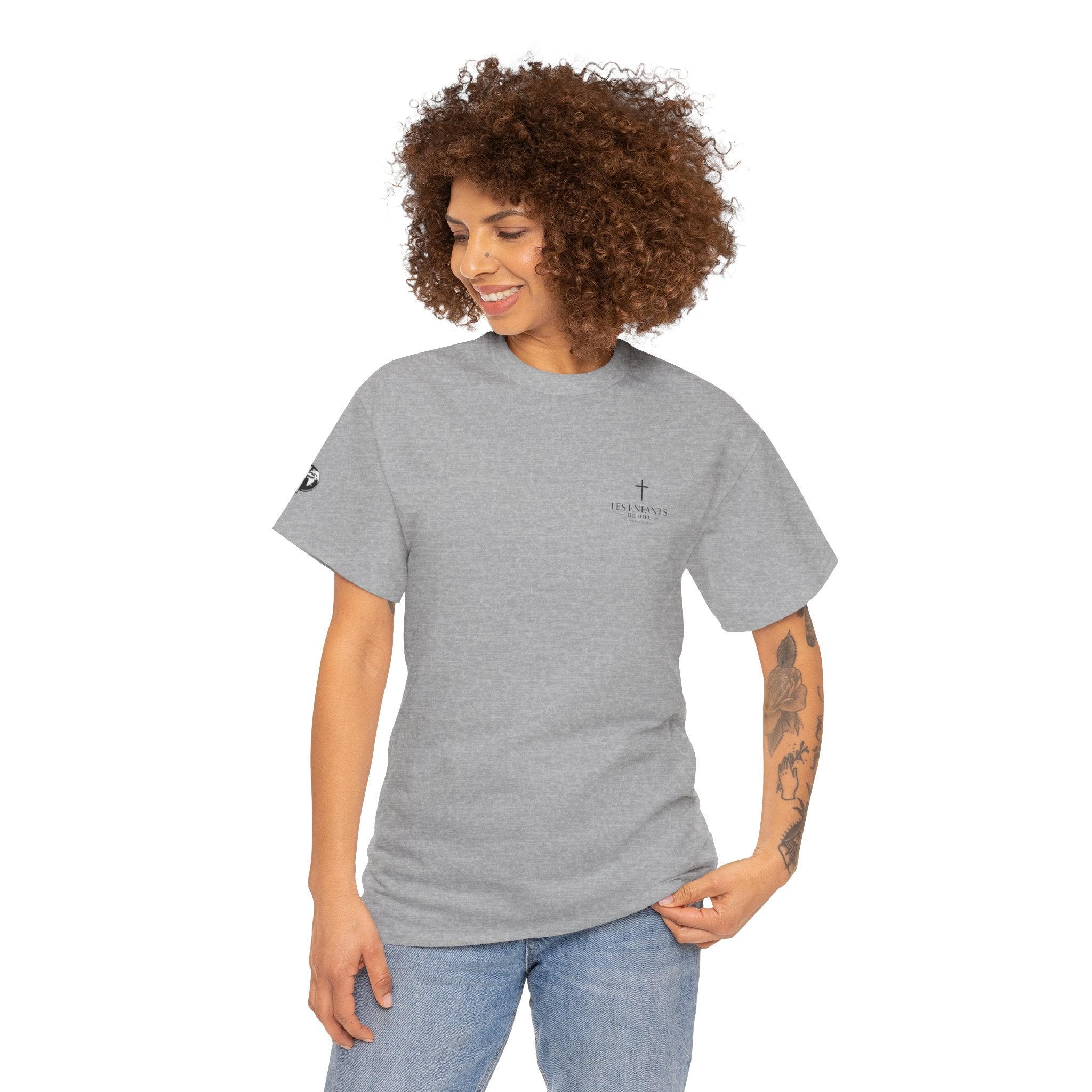 Les Enfants de Dieu Tee - Jesus Saves Tee - Psalm 23:4
