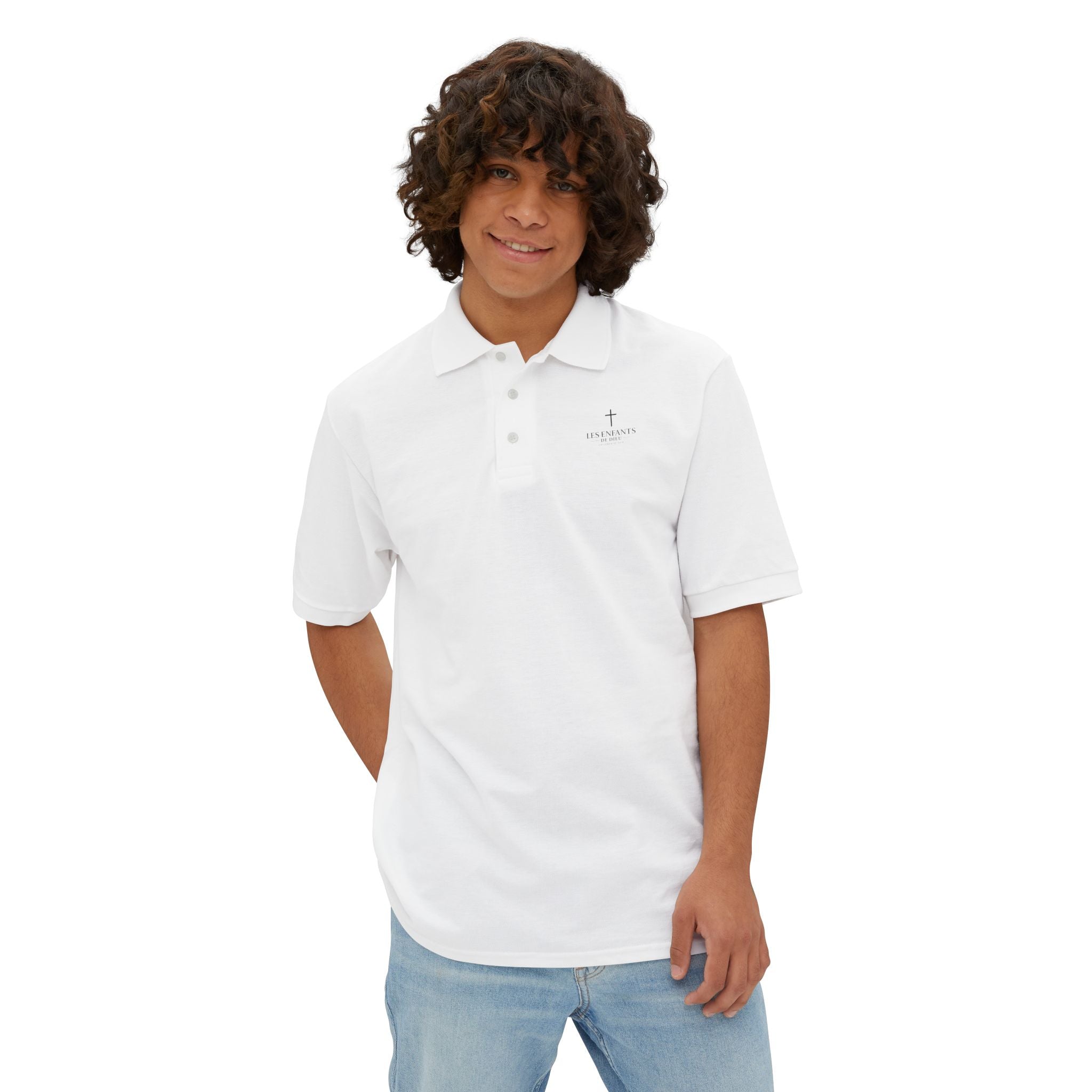Les Enfants de Dieu 100% Cotton Men's Polo