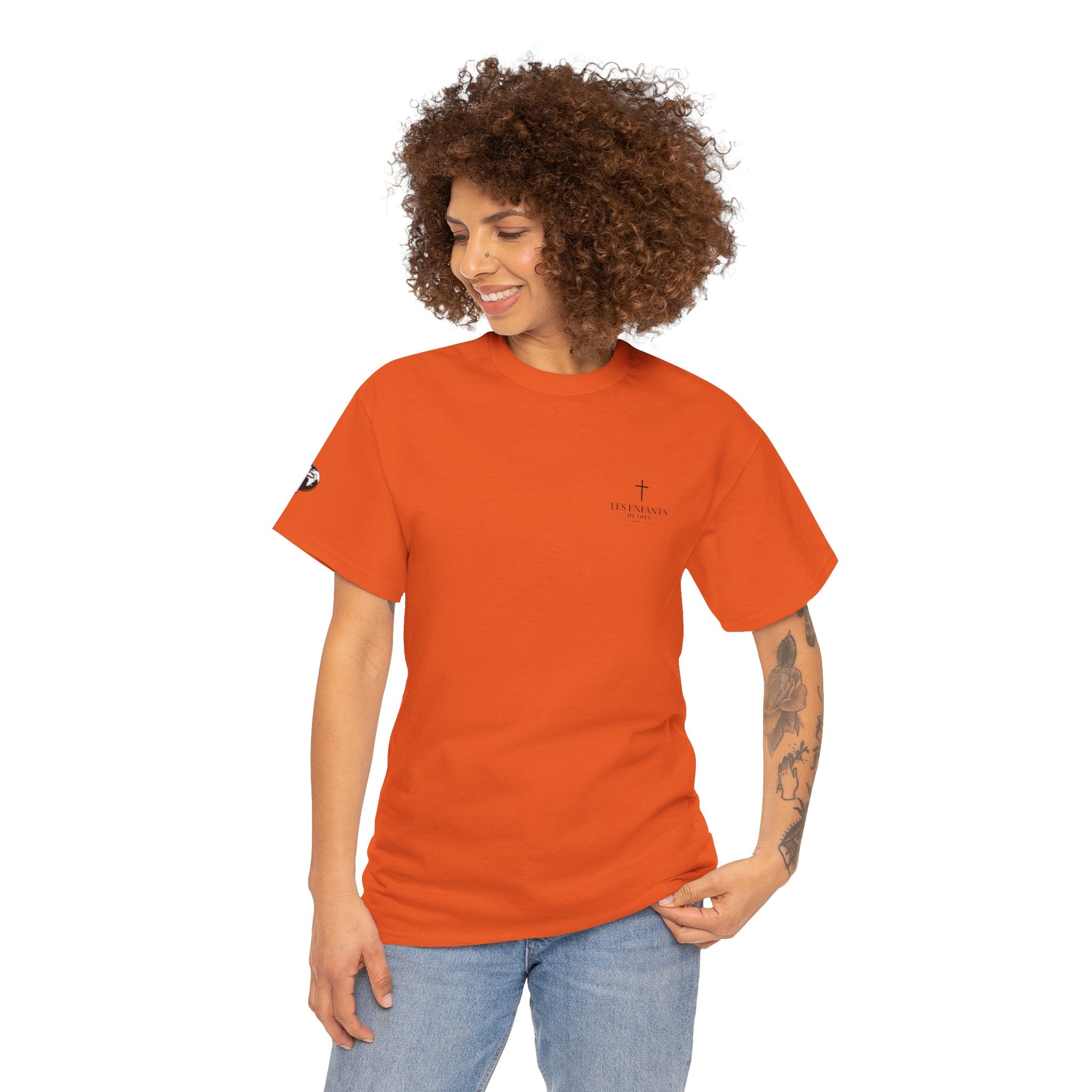 Les Enfants de Dieu Tee - Jesus Saves Tee - Psalm 23:4