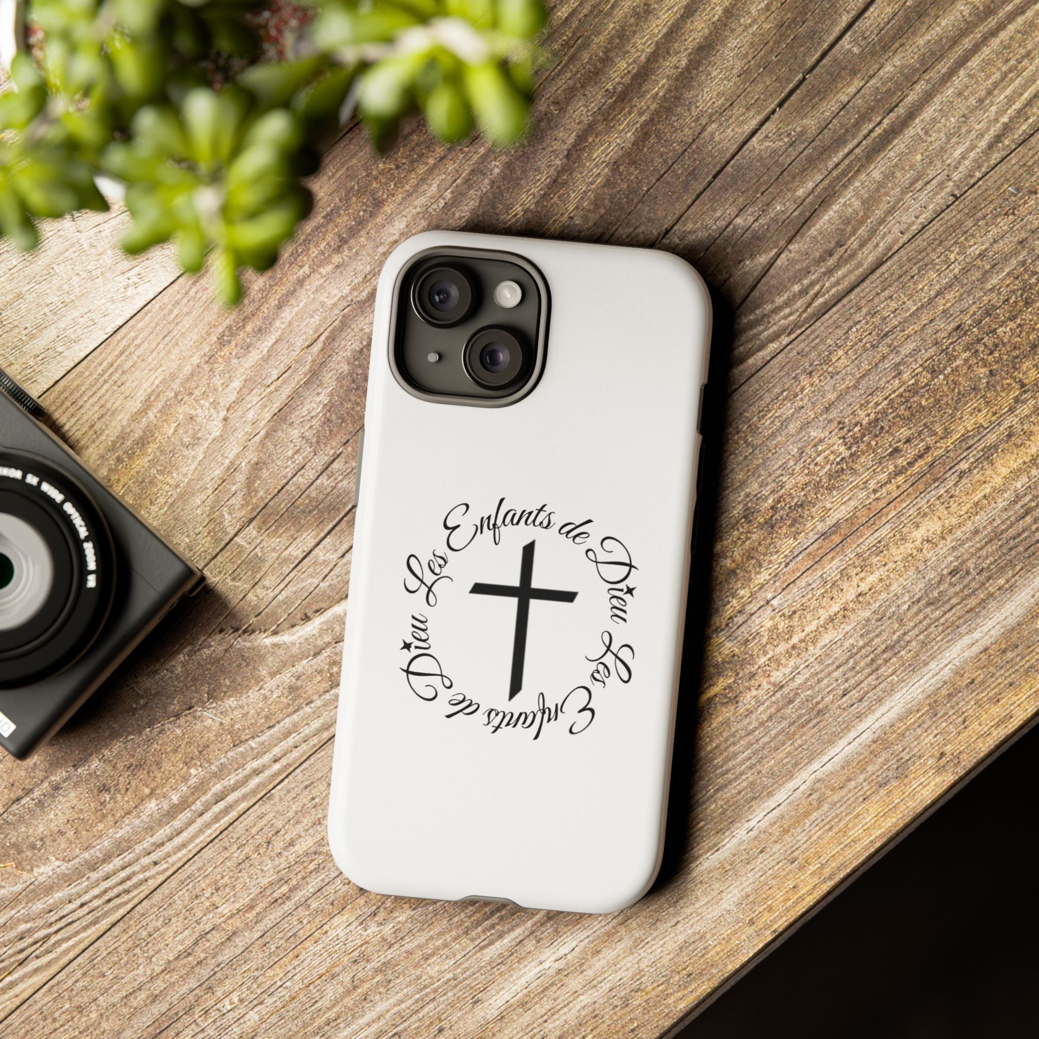 Les Enfants de Dieu Cross Phone Case