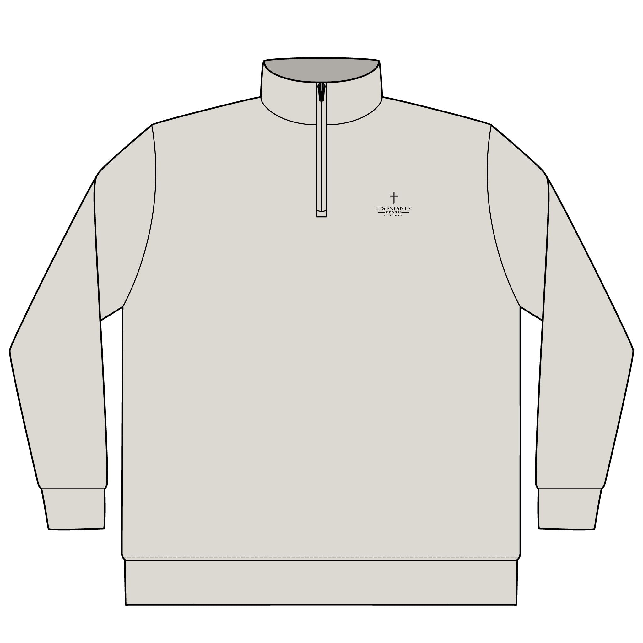 Les Enfants de Dieu Quarter-Zip Pullover