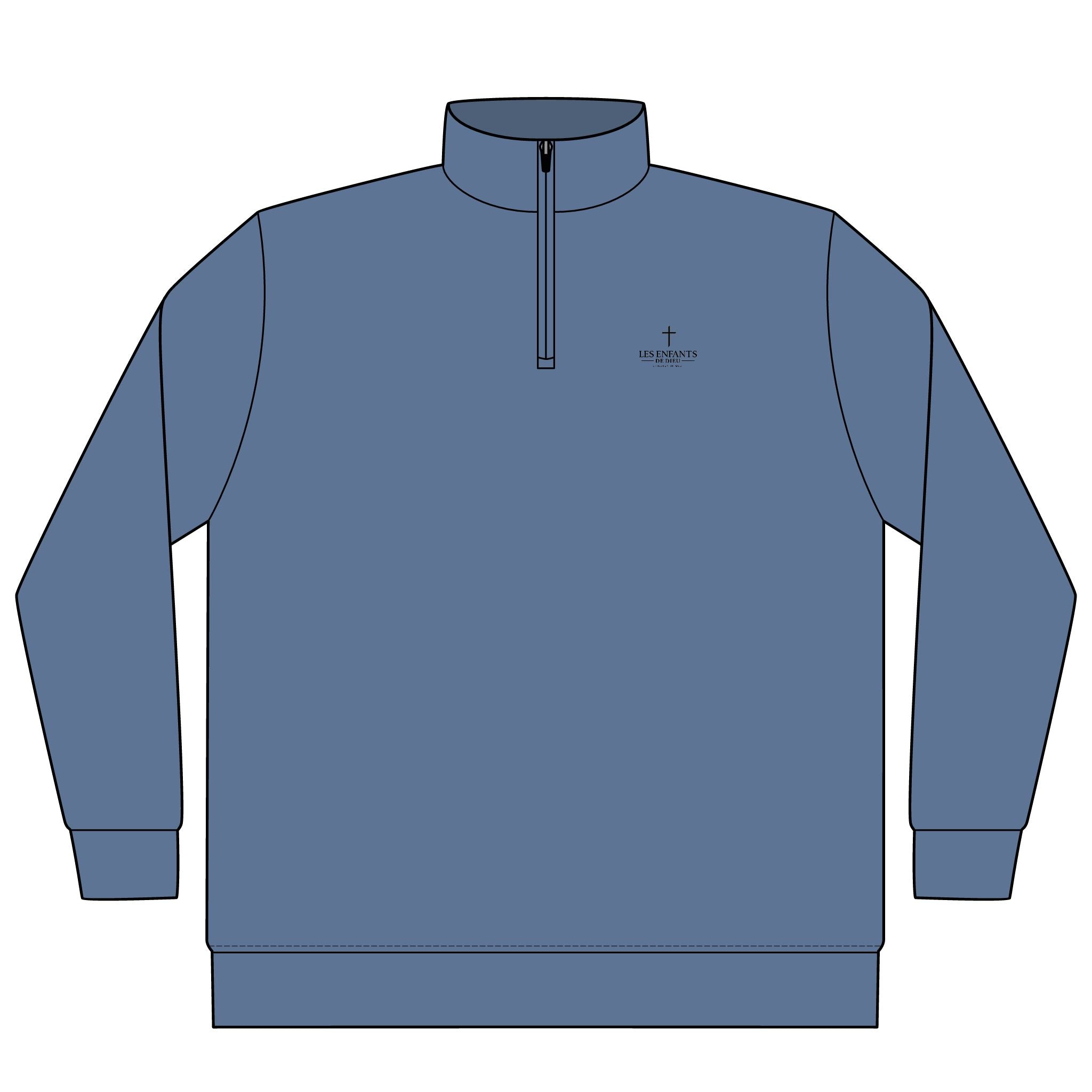 Les Enfants de Dieu Quarter-Zip Pullover