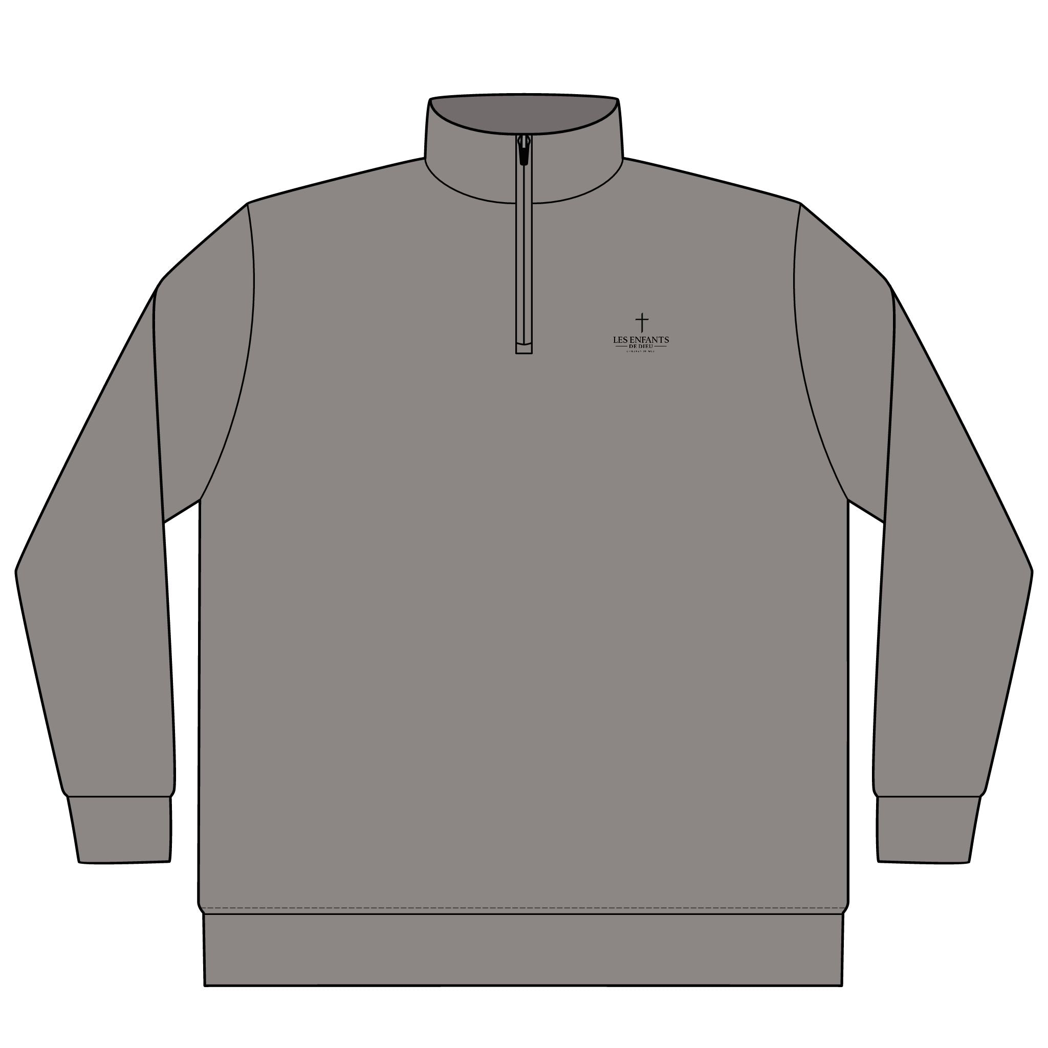 Les Enfants de Dieu Quarter-Zip Pullover