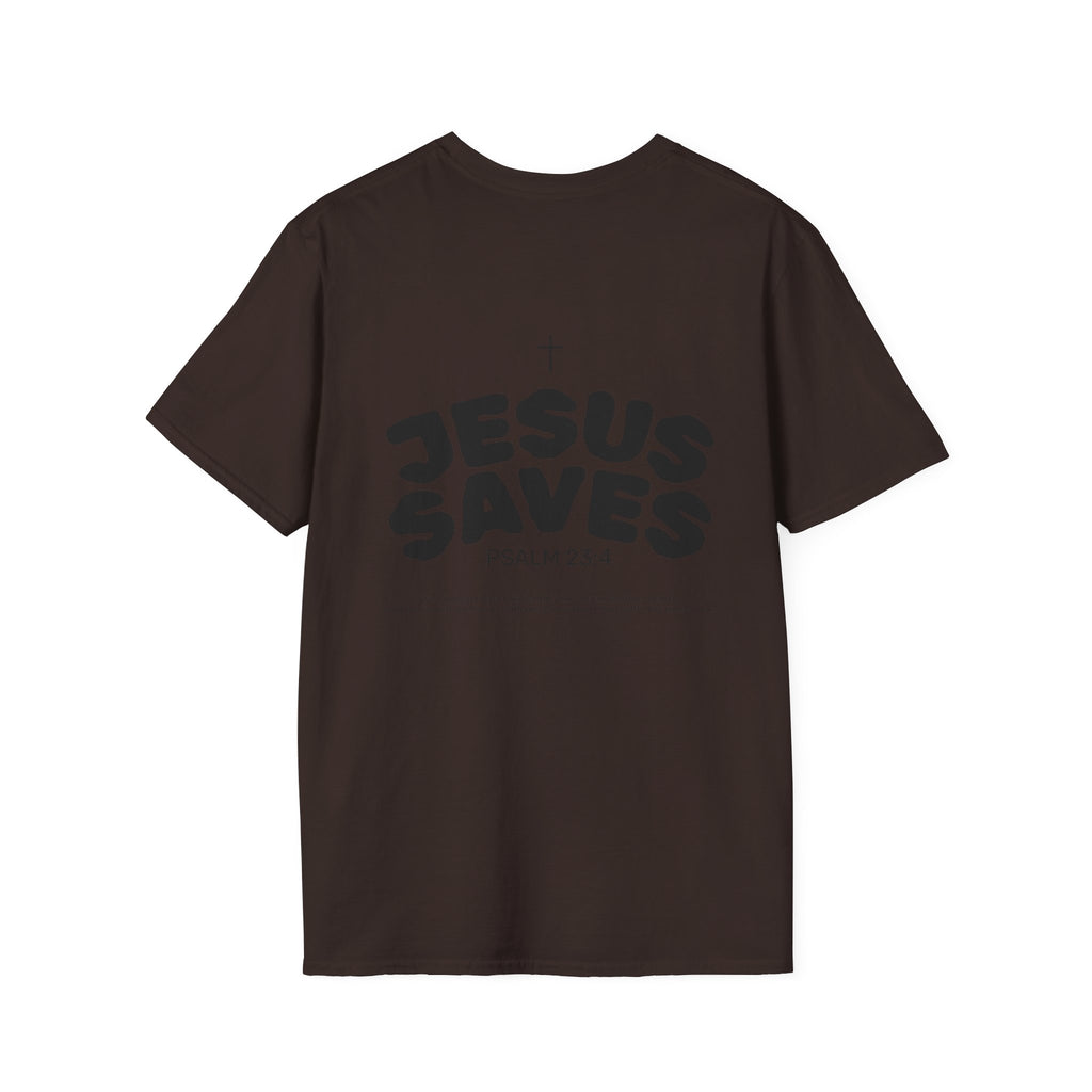 Les Enfants de Dieu T-Shirt — Jesus Saves Shirt - Psalm 23:4