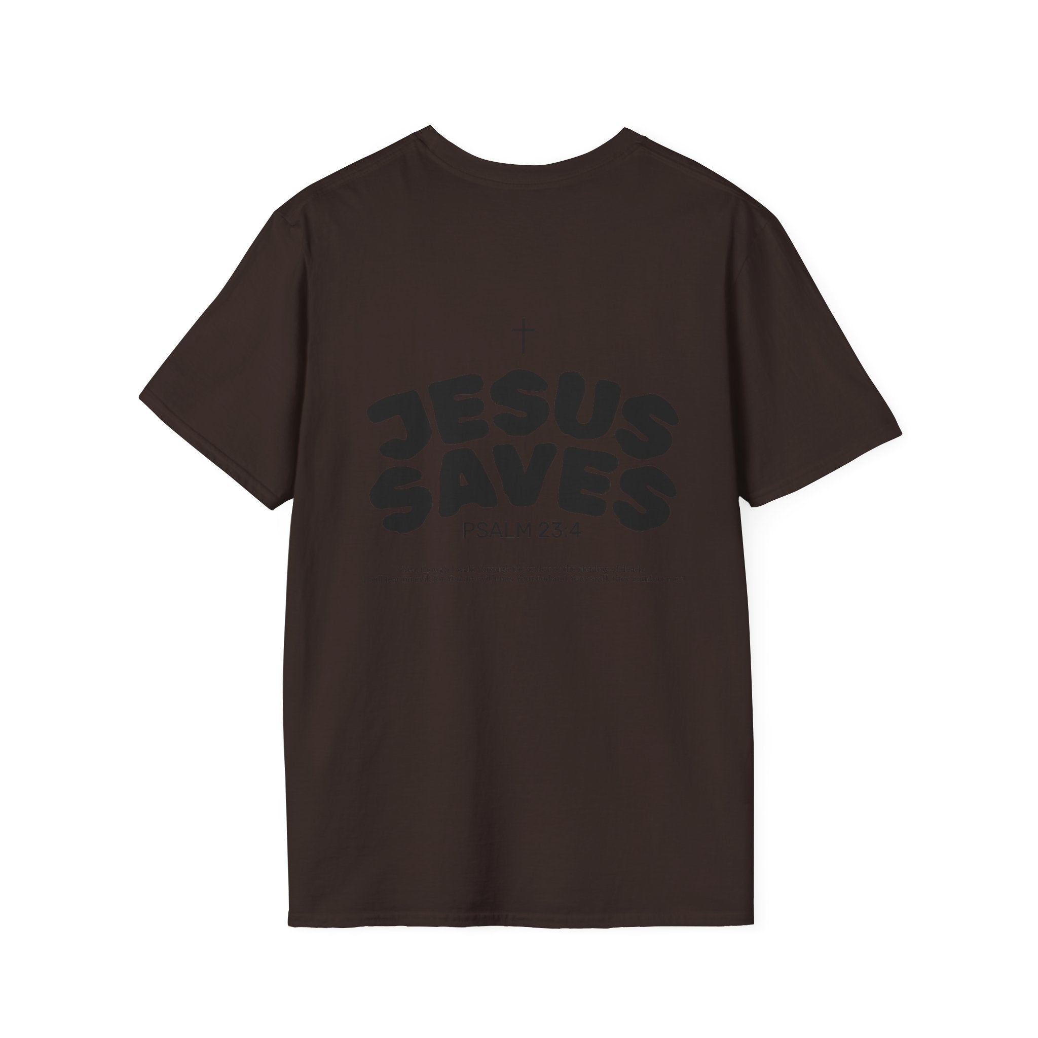 Les Enfants de Dieu T-Shirt — Jesus Saves Shirt - Psalm 23:4