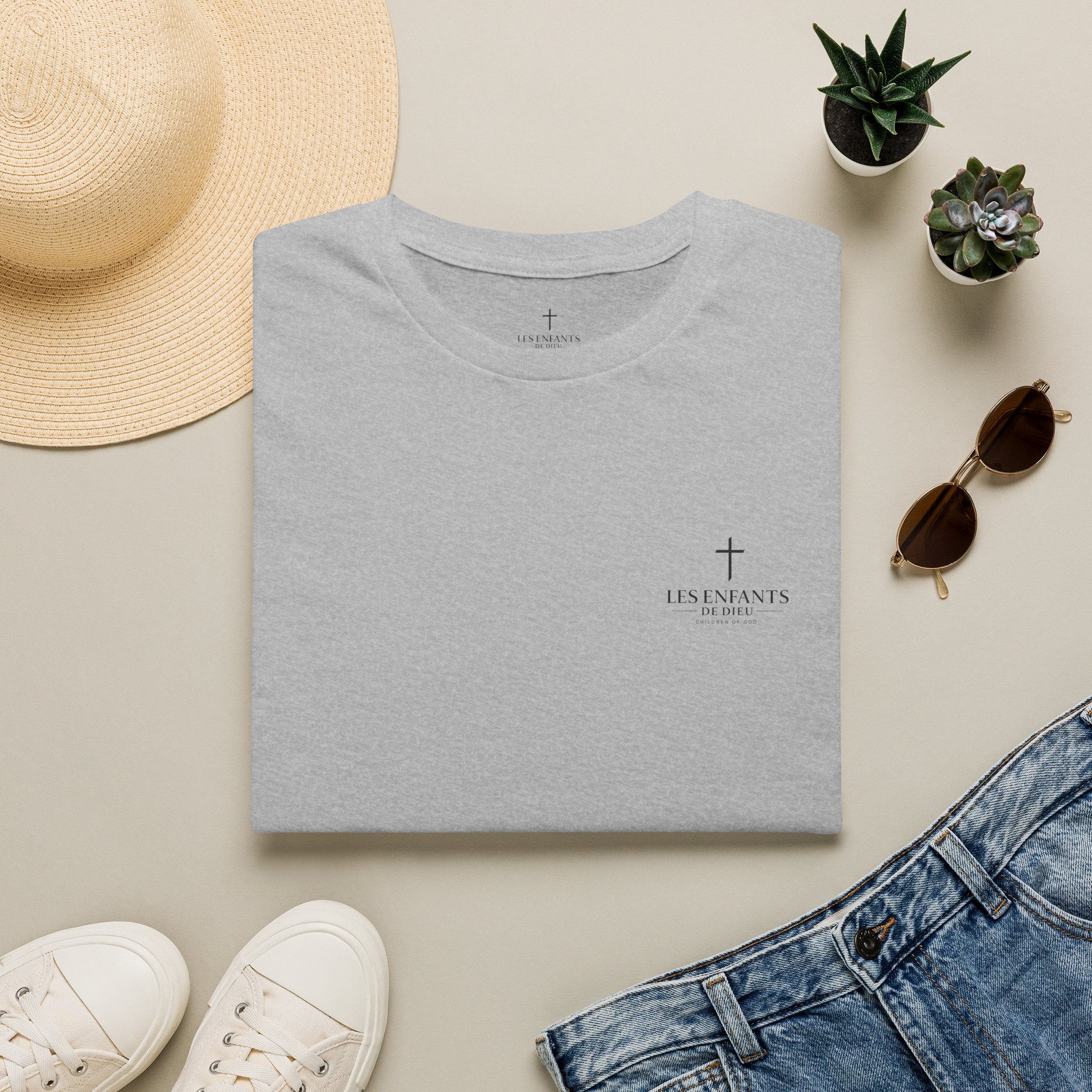 Les Enfants de Dieu T-Shirt — Jesus Saves Shirt - Psalm 23:4