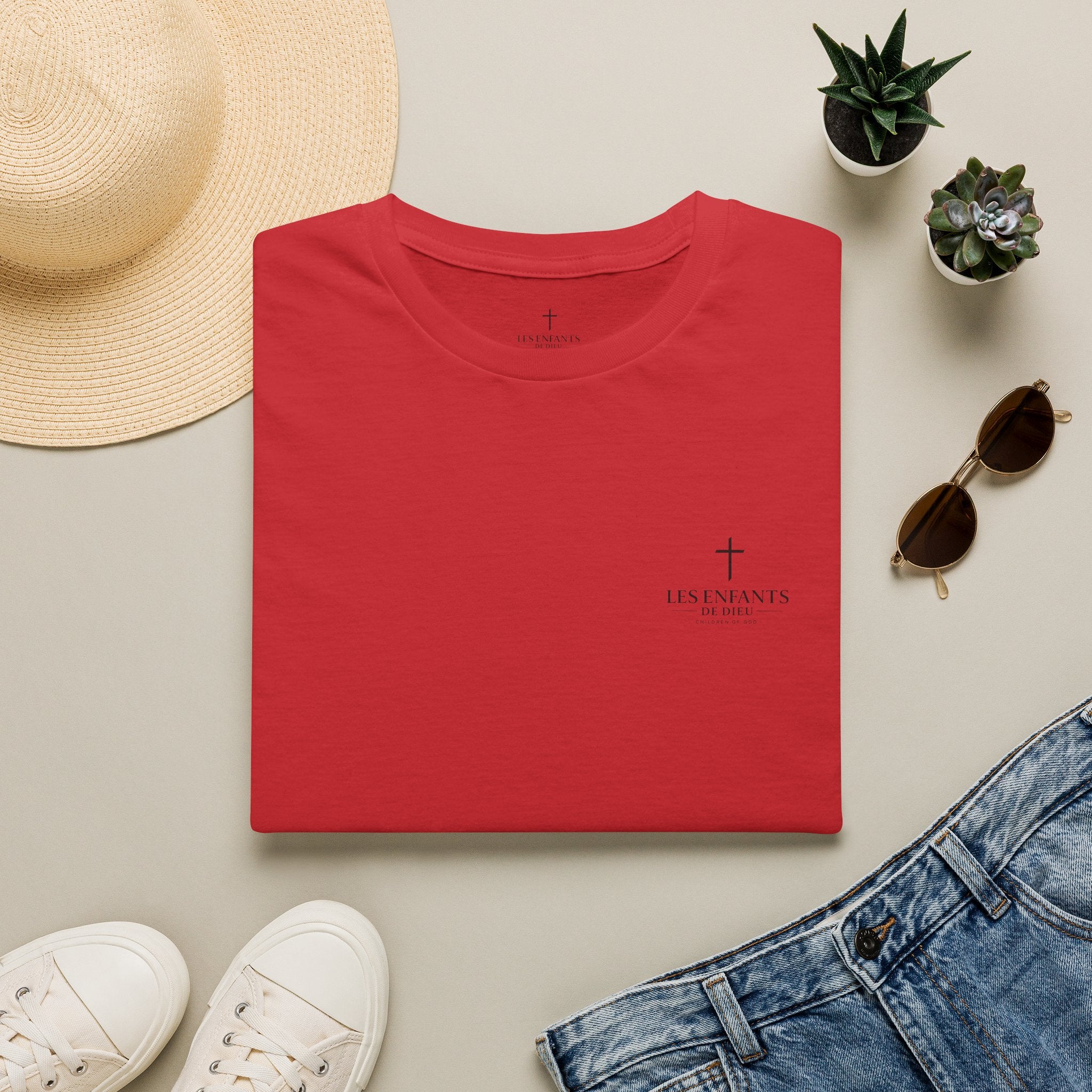 Les Enfants de Dieu T-Shirt — Jesus Saves Shirt - Psalm 23:4