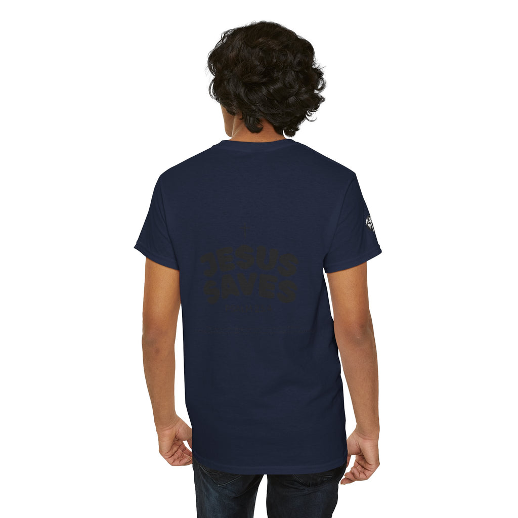Les Enfants de Dieu Tee - Jesus Saves Tee - Psalm 23:4