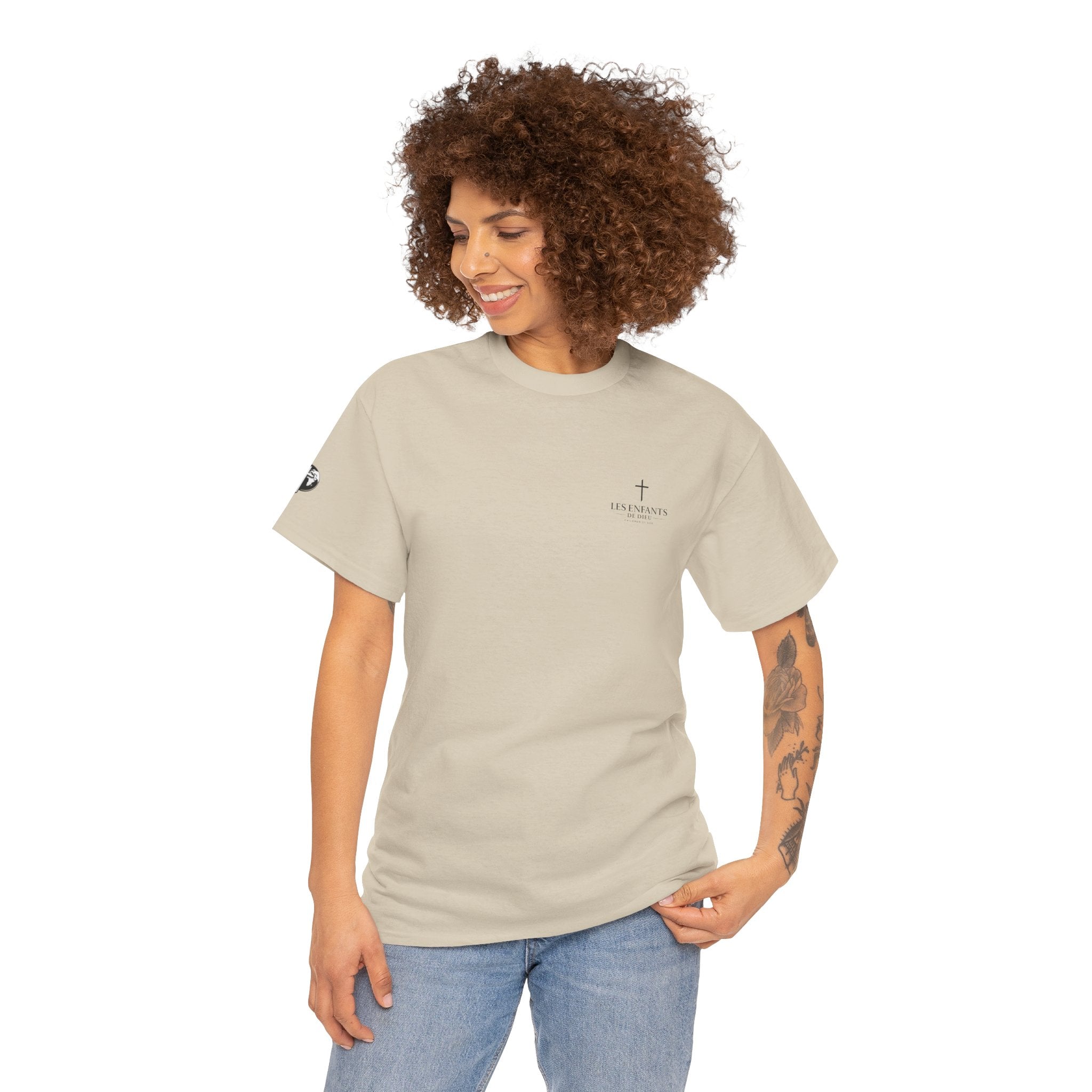 Les Enfants de Dieu Tee - Jesus Saves Tee - Psalm 23:4