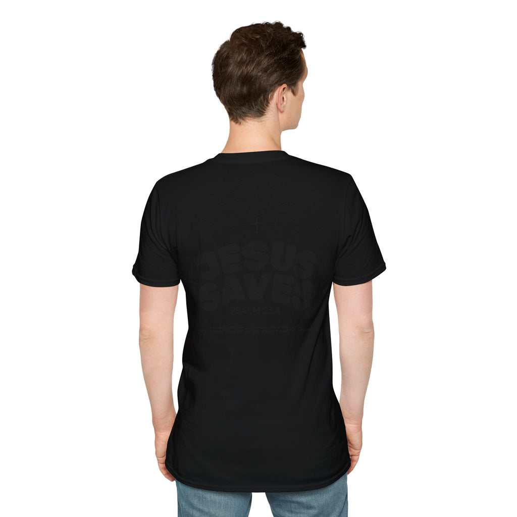 Les Enfants de Dieu T-Shirt — Jesus Saves Shirt - Psalm 23:4