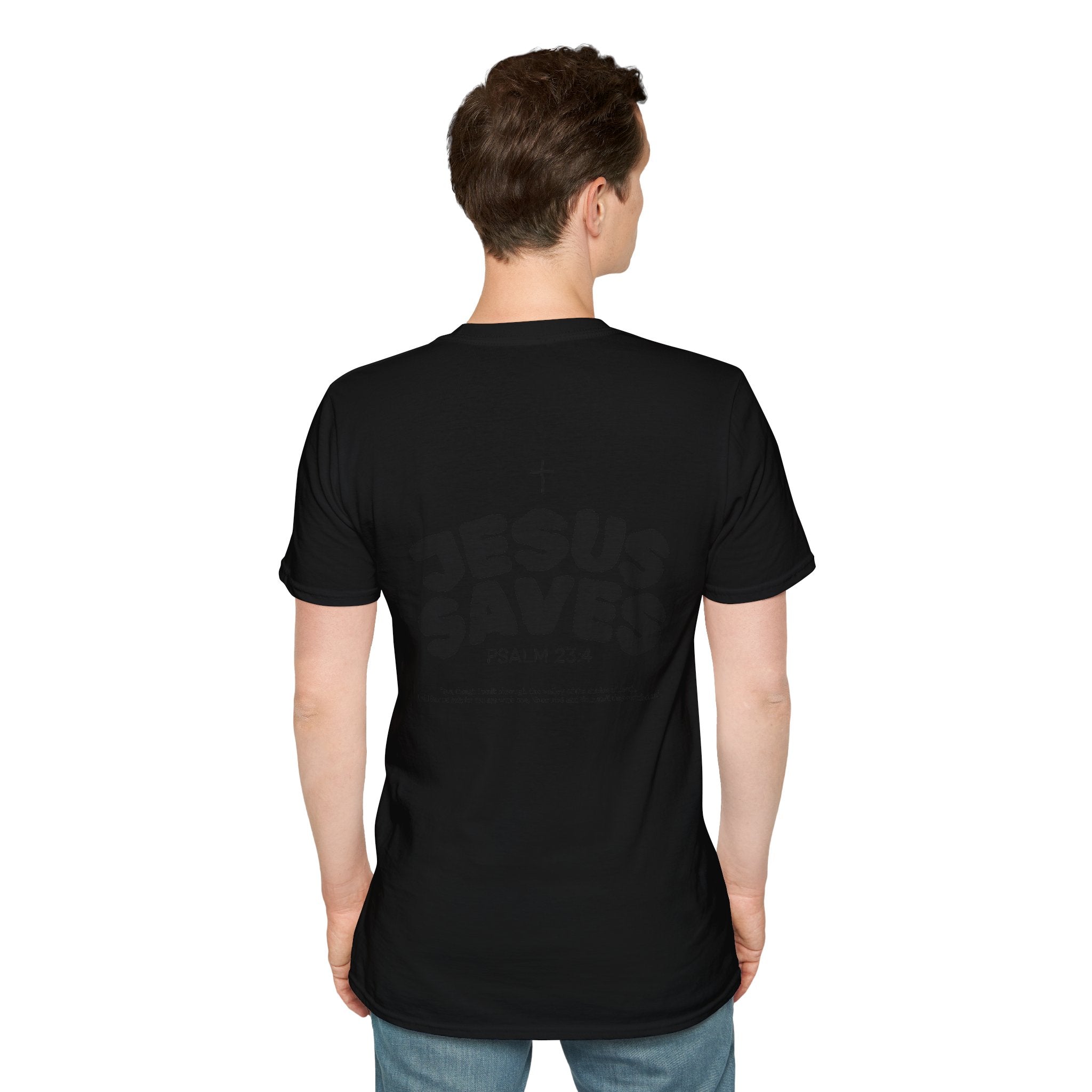 Les Enfants de Dieu T-Shirt — Jesus Saves Shirt - Psalm 23:4
