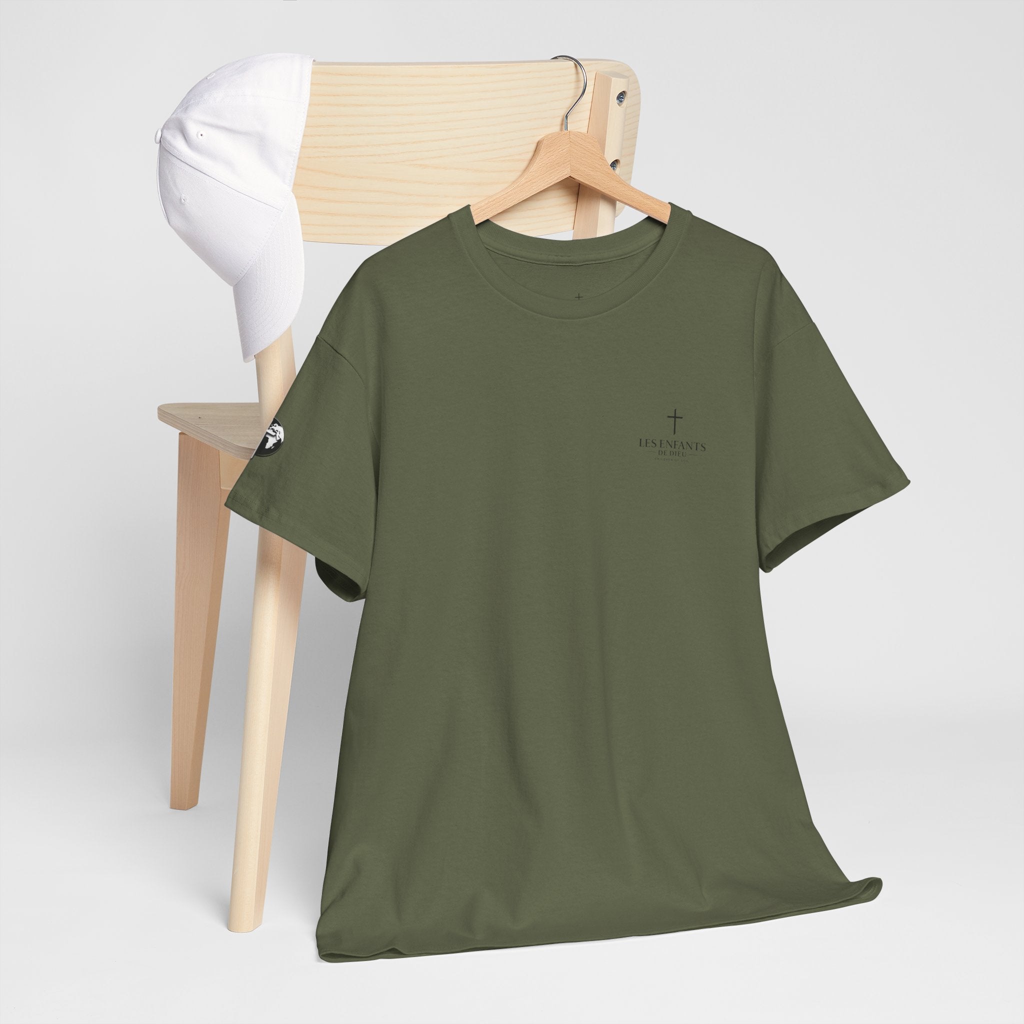 Les Enfants de Dieu Tee - Jesus Saves Tee - Psalm 23:4