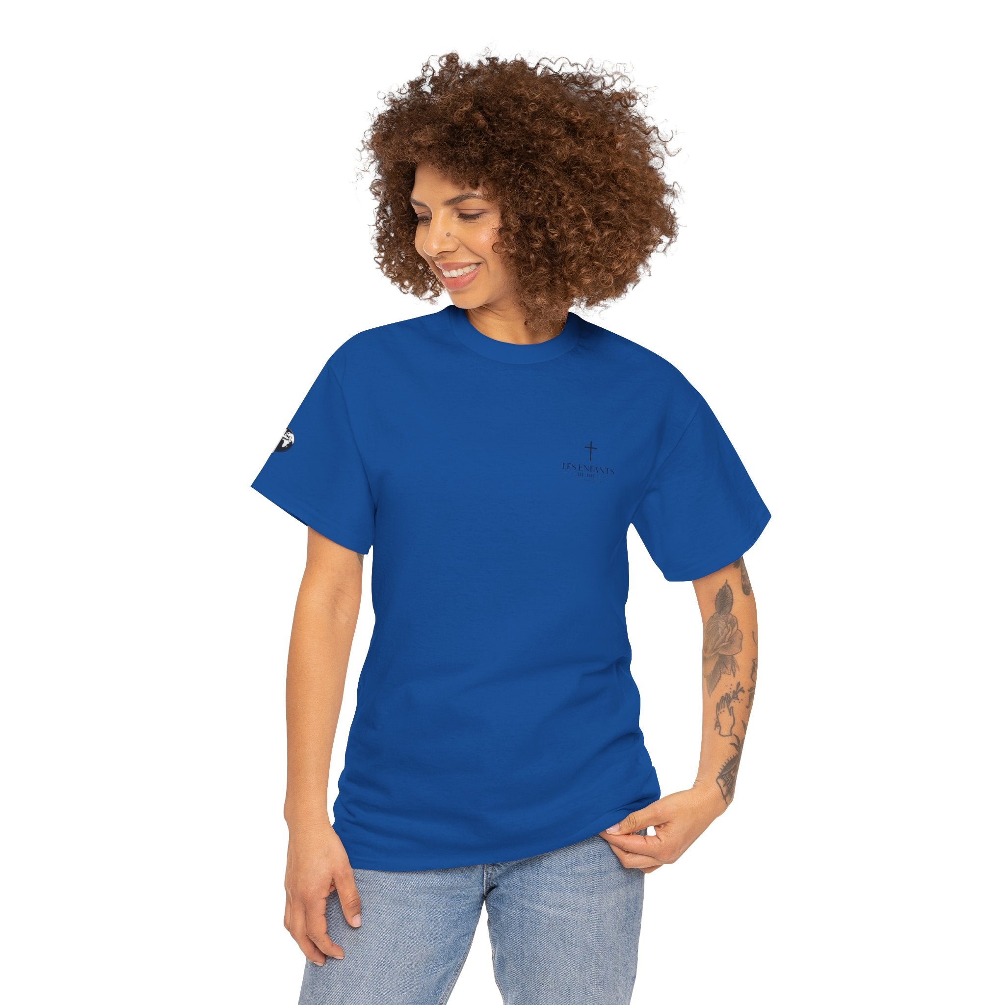 Les Enfants de Dieu Tee - Jesus Saves Tee - Psalm 23:4
