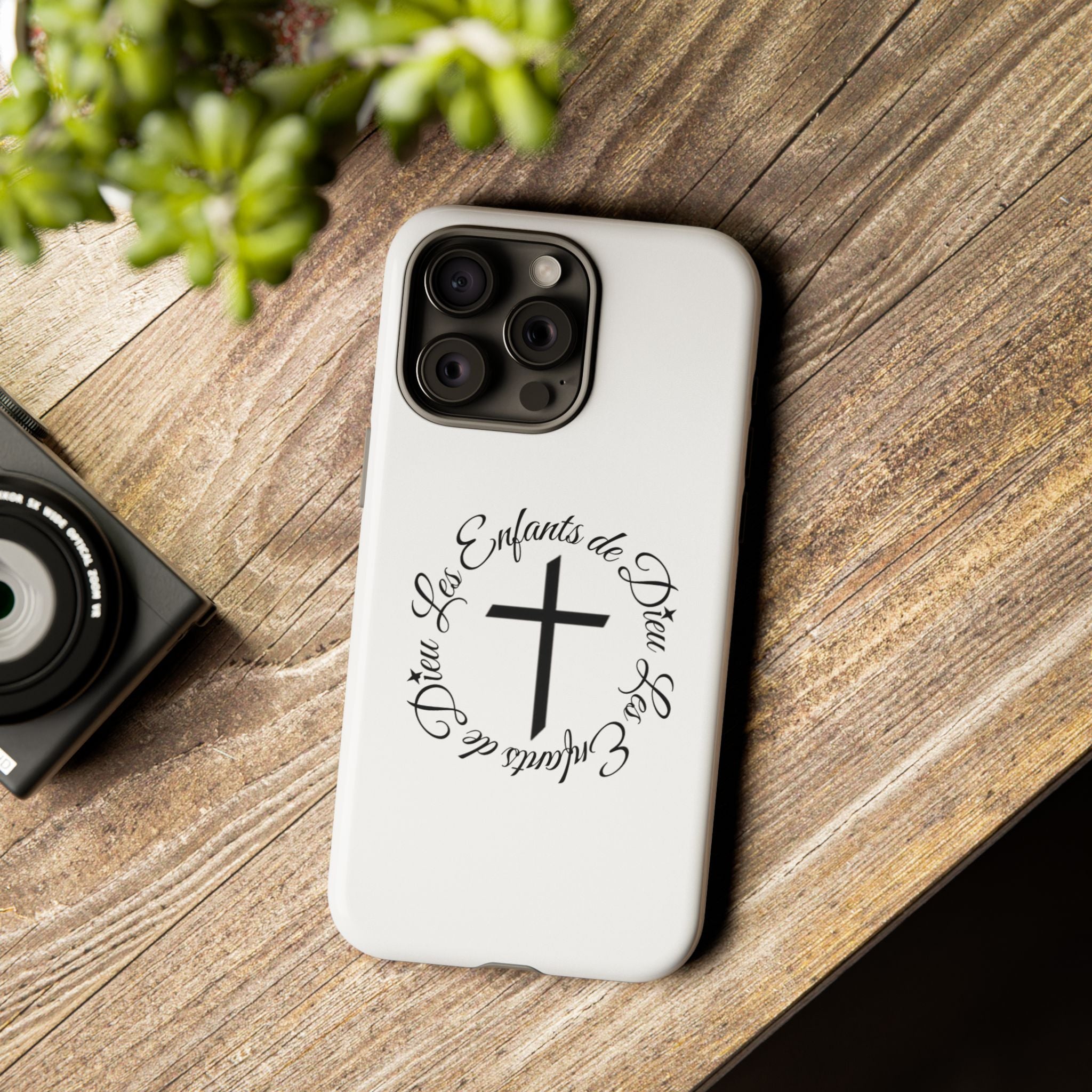 Les Enfants de Dieu Cross Phone Case