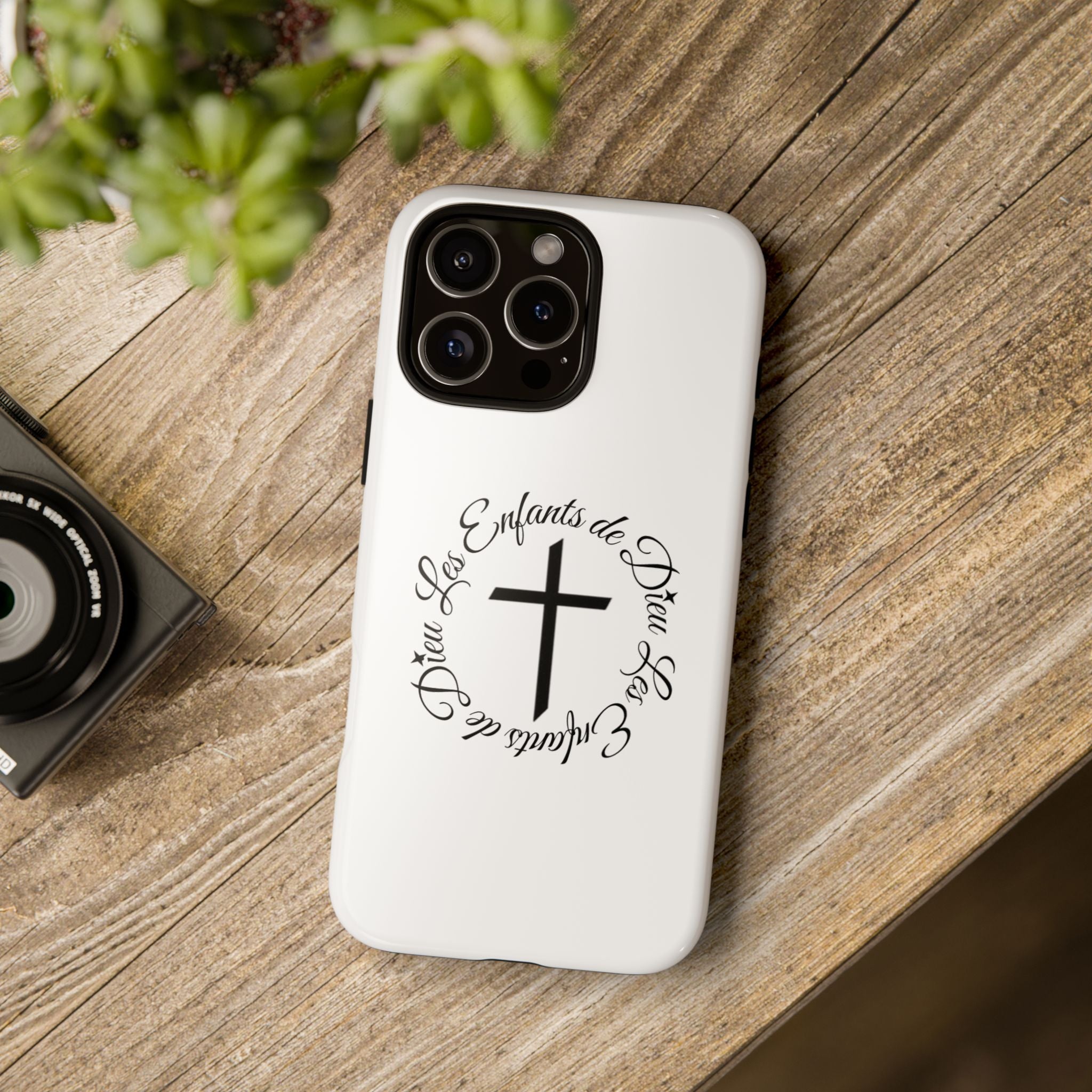 Les Enfants de Dieu Cross Phone Case