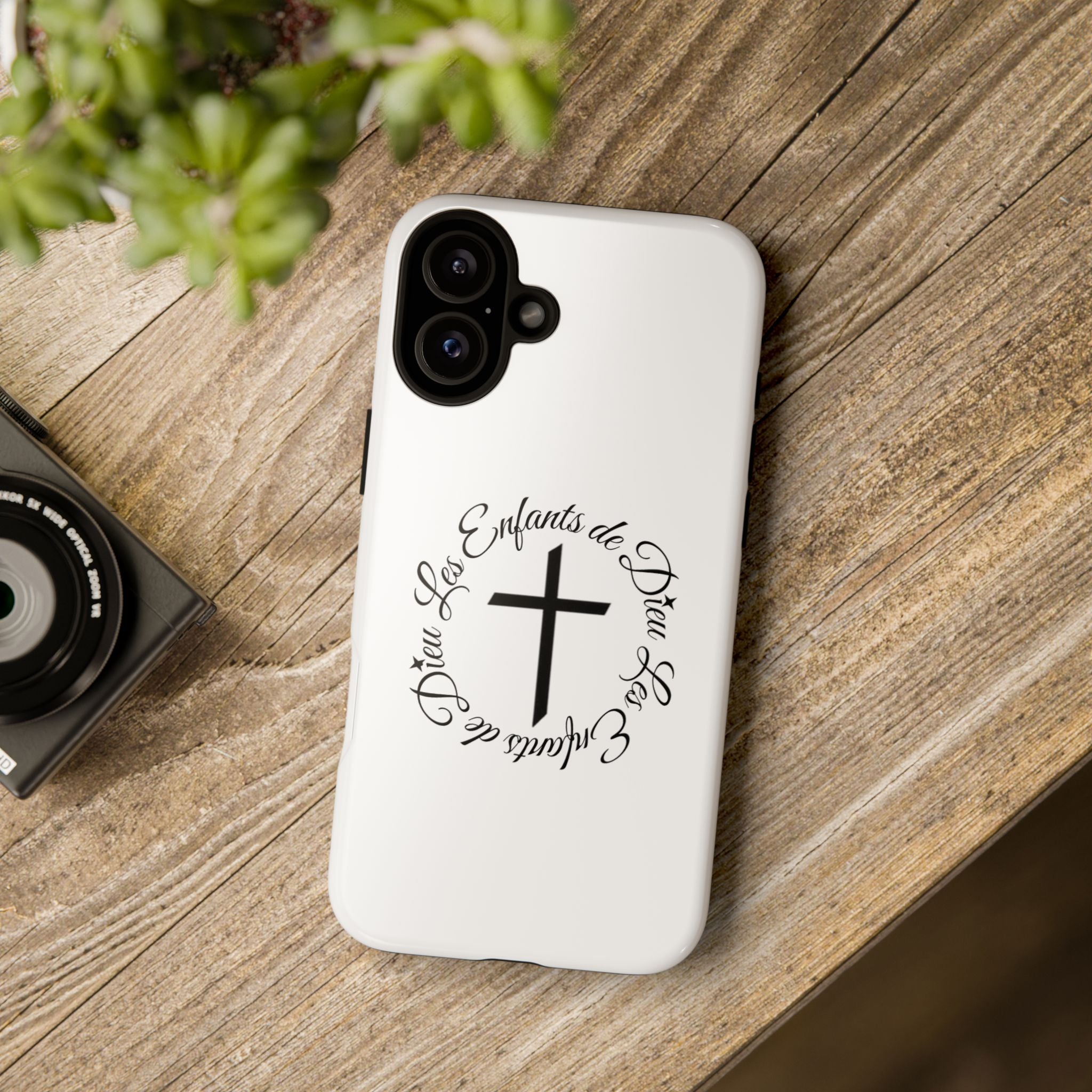 Les Enfants de Dieu Cross Phone Case