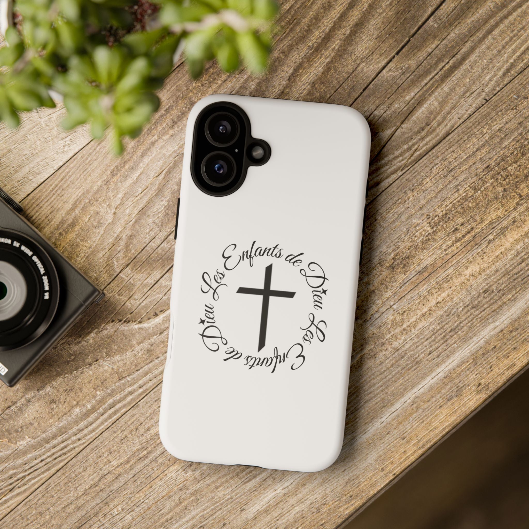 Les Enfants de Dieu Cross Phone Case