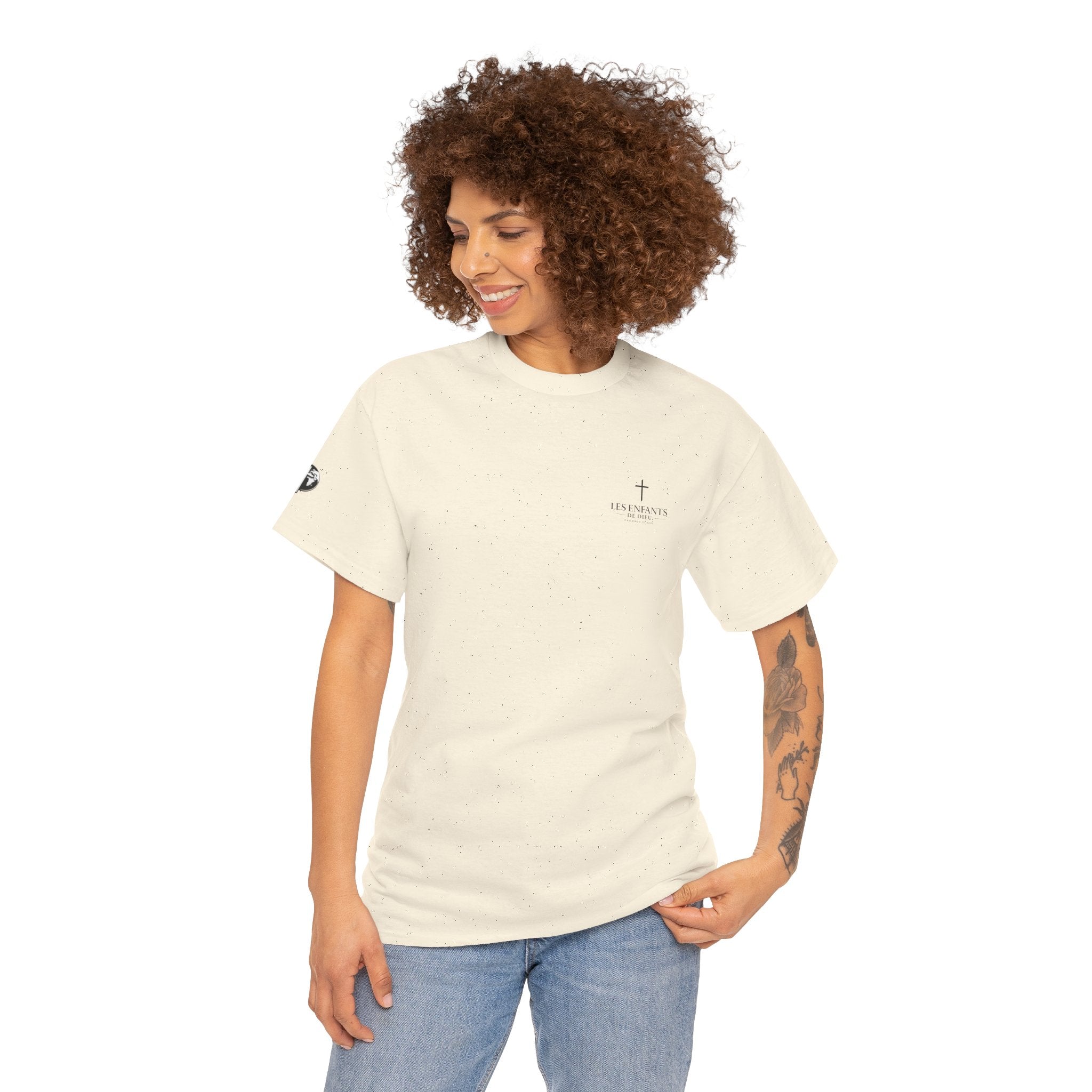 Les Enfants de Dieu Tee - Jesus Saves Tee - Psalm 23:4