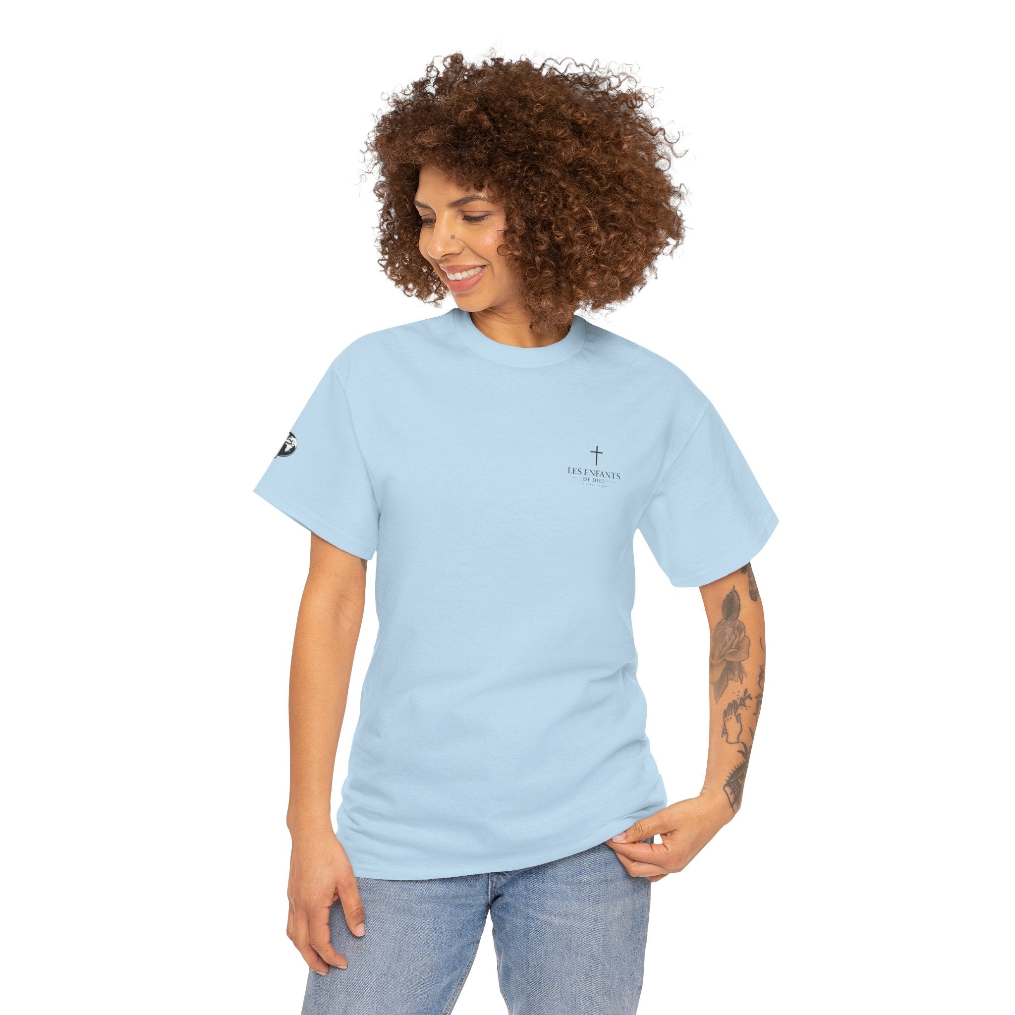 Les Enfants de Dieu Tee - Jesus Saves Tee - Psalm 23:4