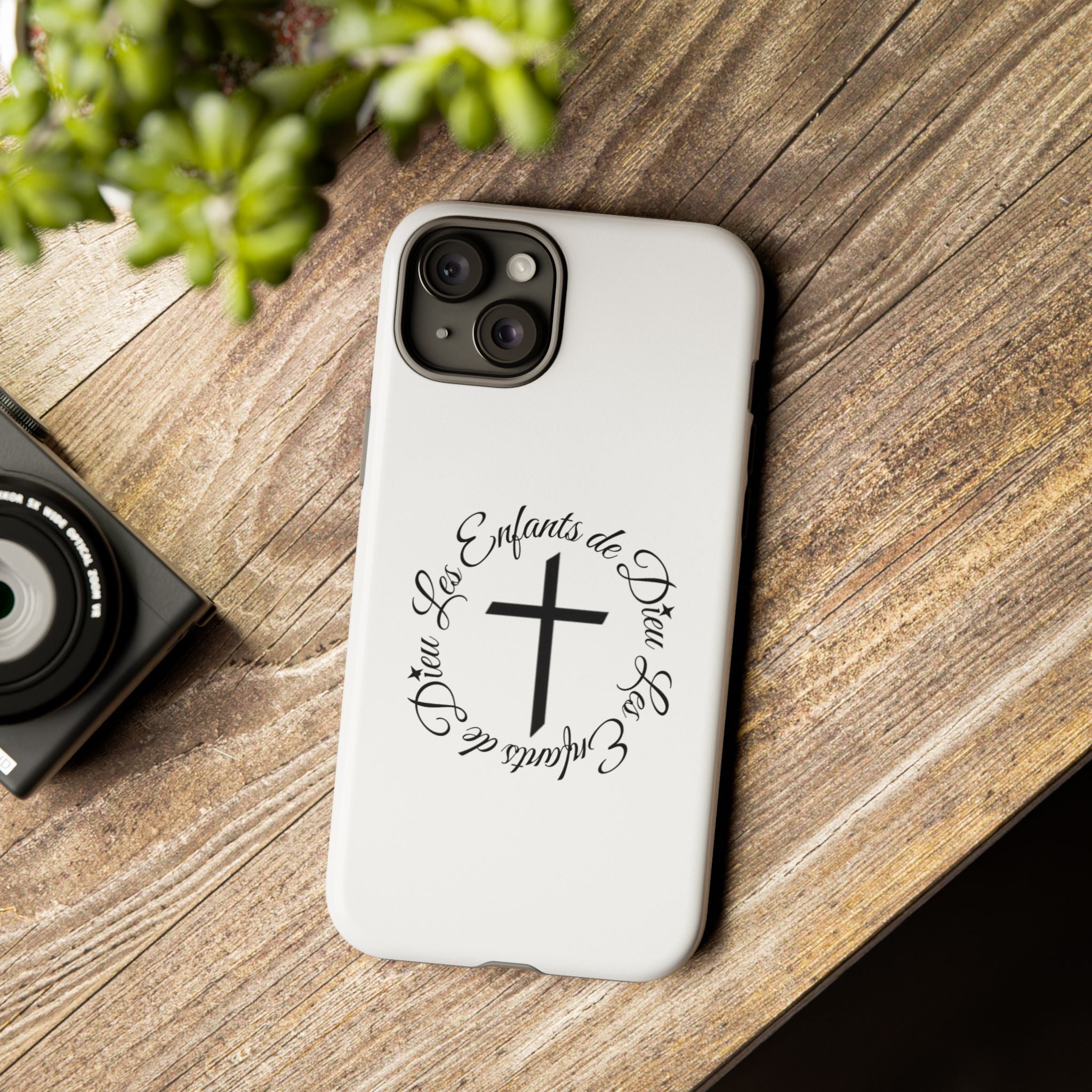 Les Enfants de Dieu Cross Phone Case