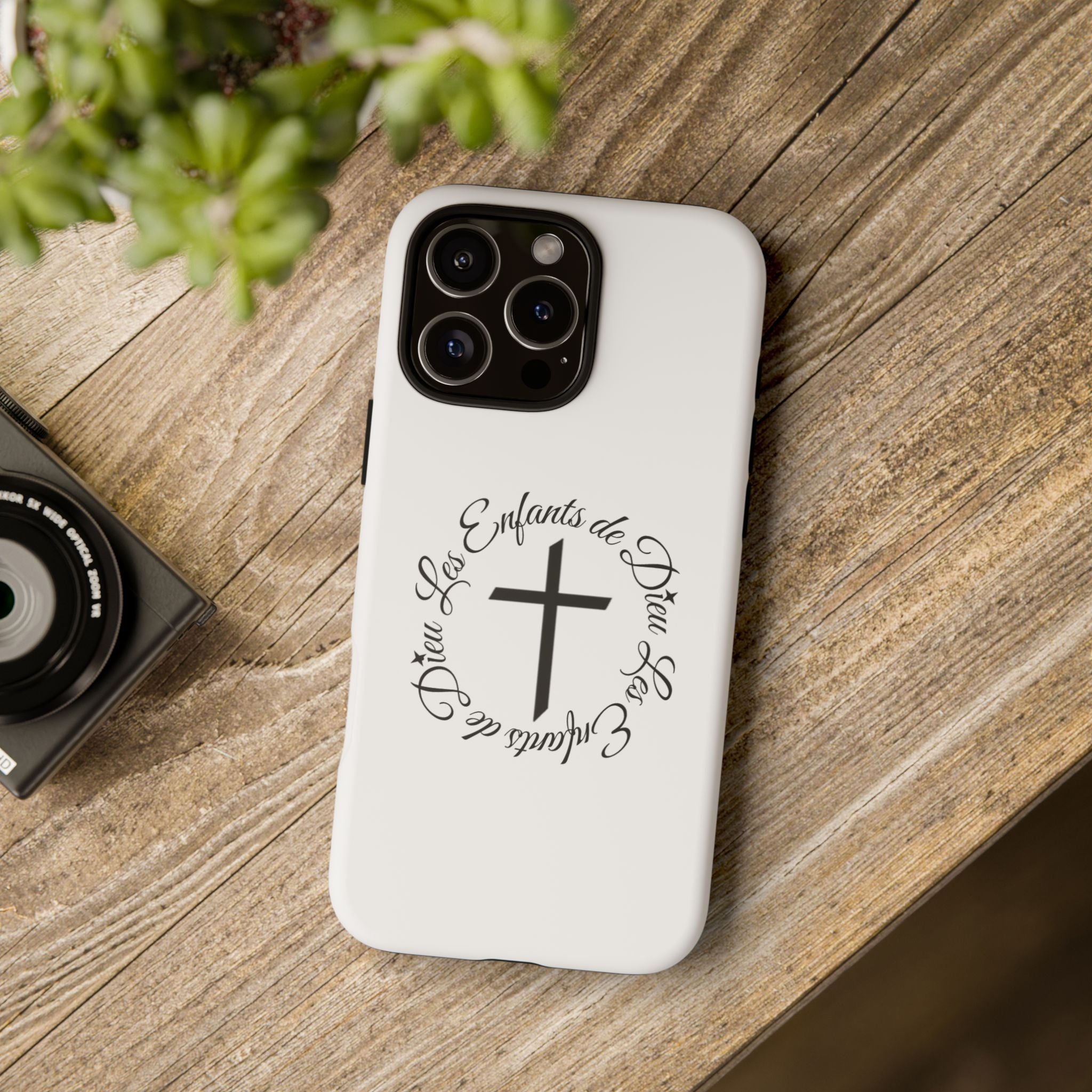 Les Enfants de Dieu Cross Phone Case