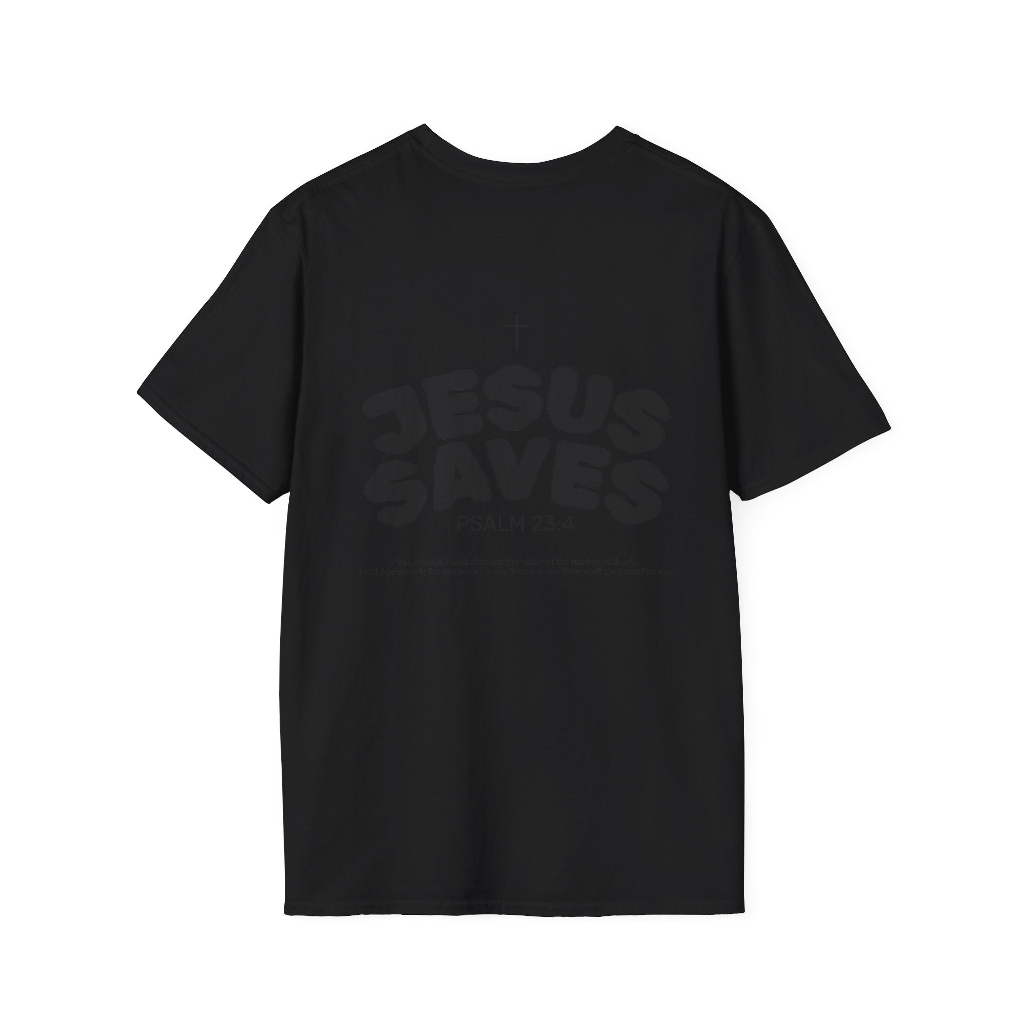 Les Enfants de Dieu T-Shirt — Jesus Saves Shirt - Psalm 23:4