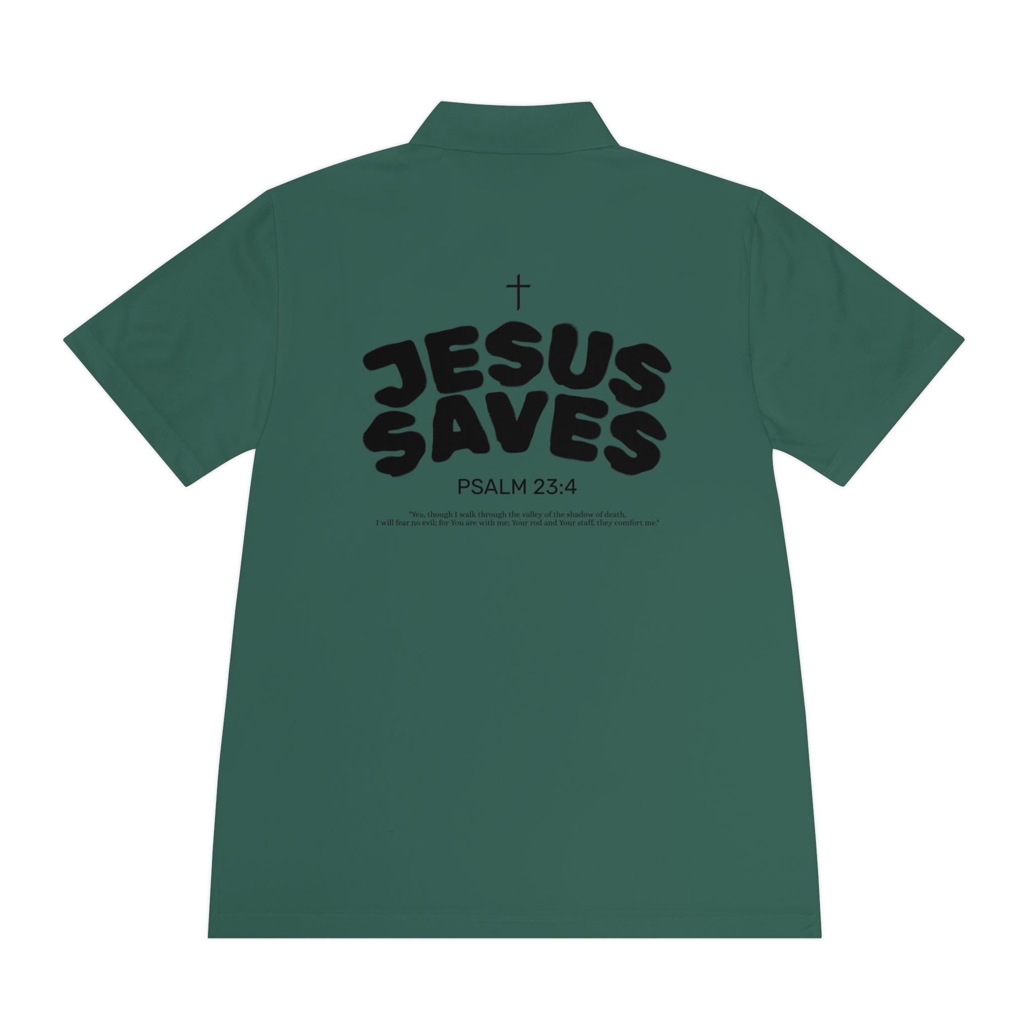 Les Enfants de Dieu Polo - Jesus Saves Polo - Psalm 23:4