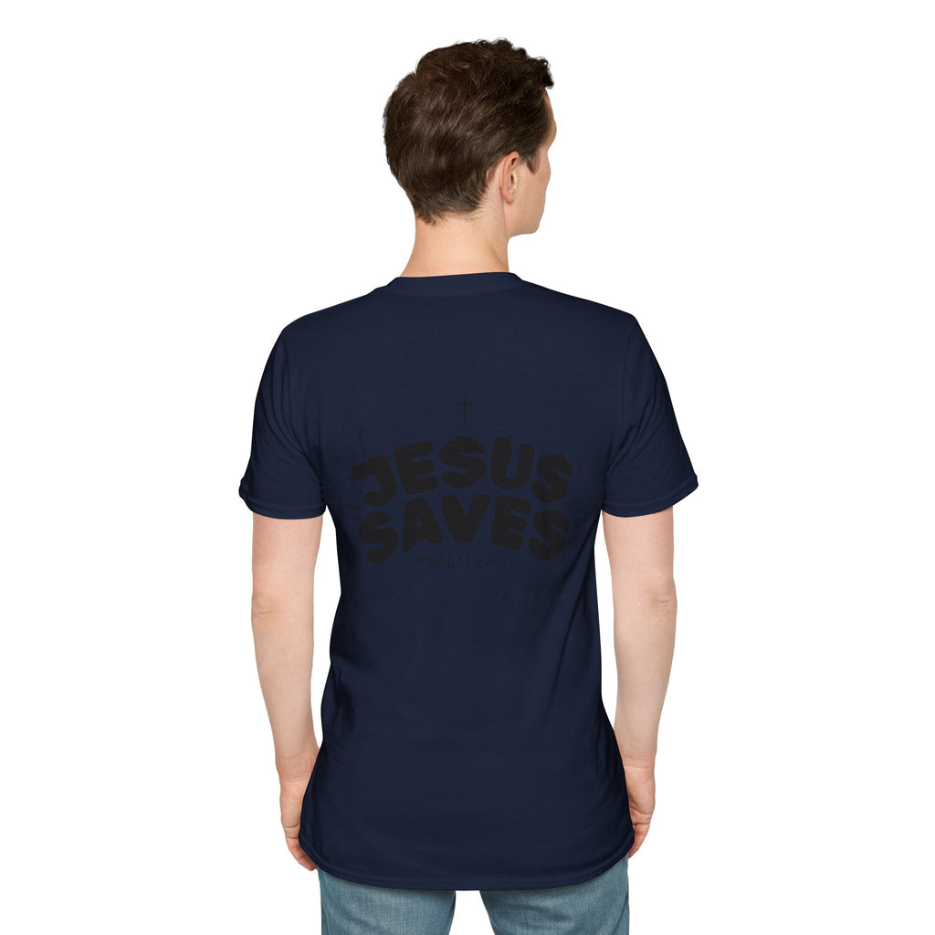 Les Enfants de Dieu T-Shirt — Jesus Saves Shirt - Psalm 23:4