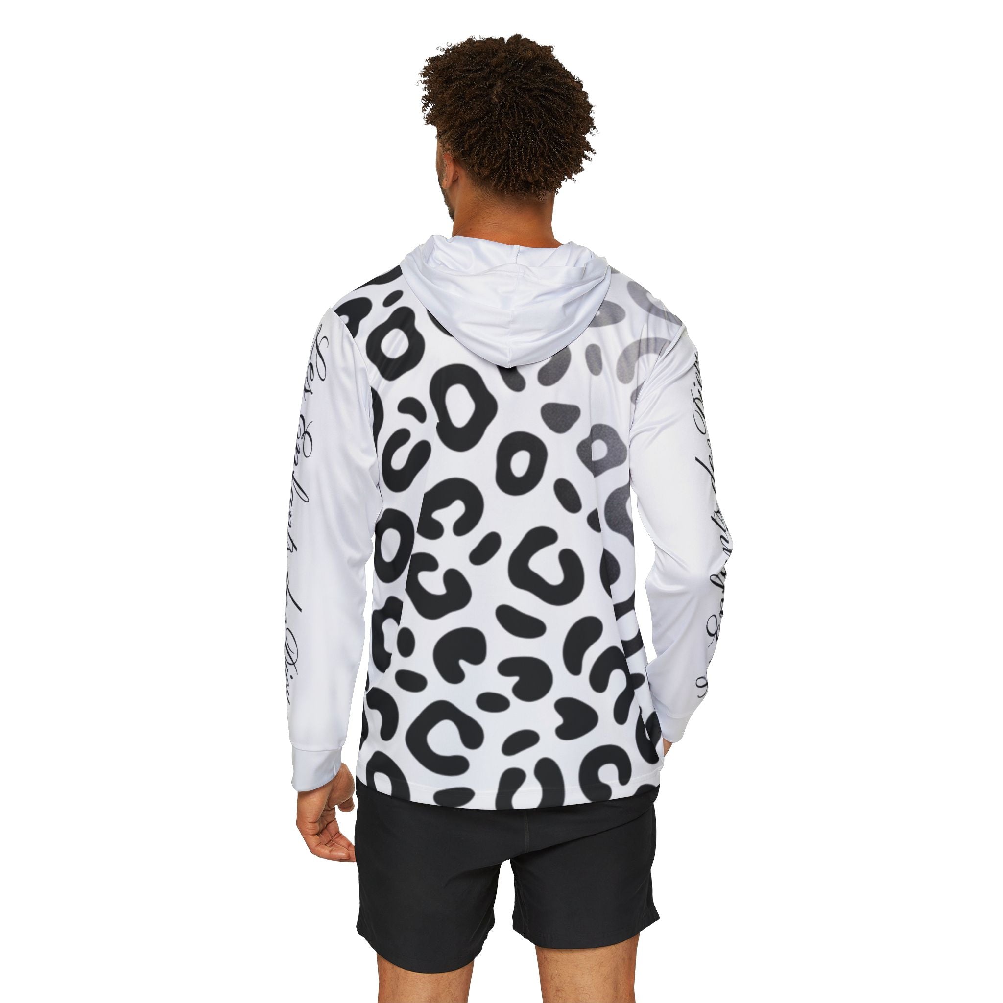 Les enfants de Dieu Men's Sports Wear Long Sleeves - Cheetah Print
