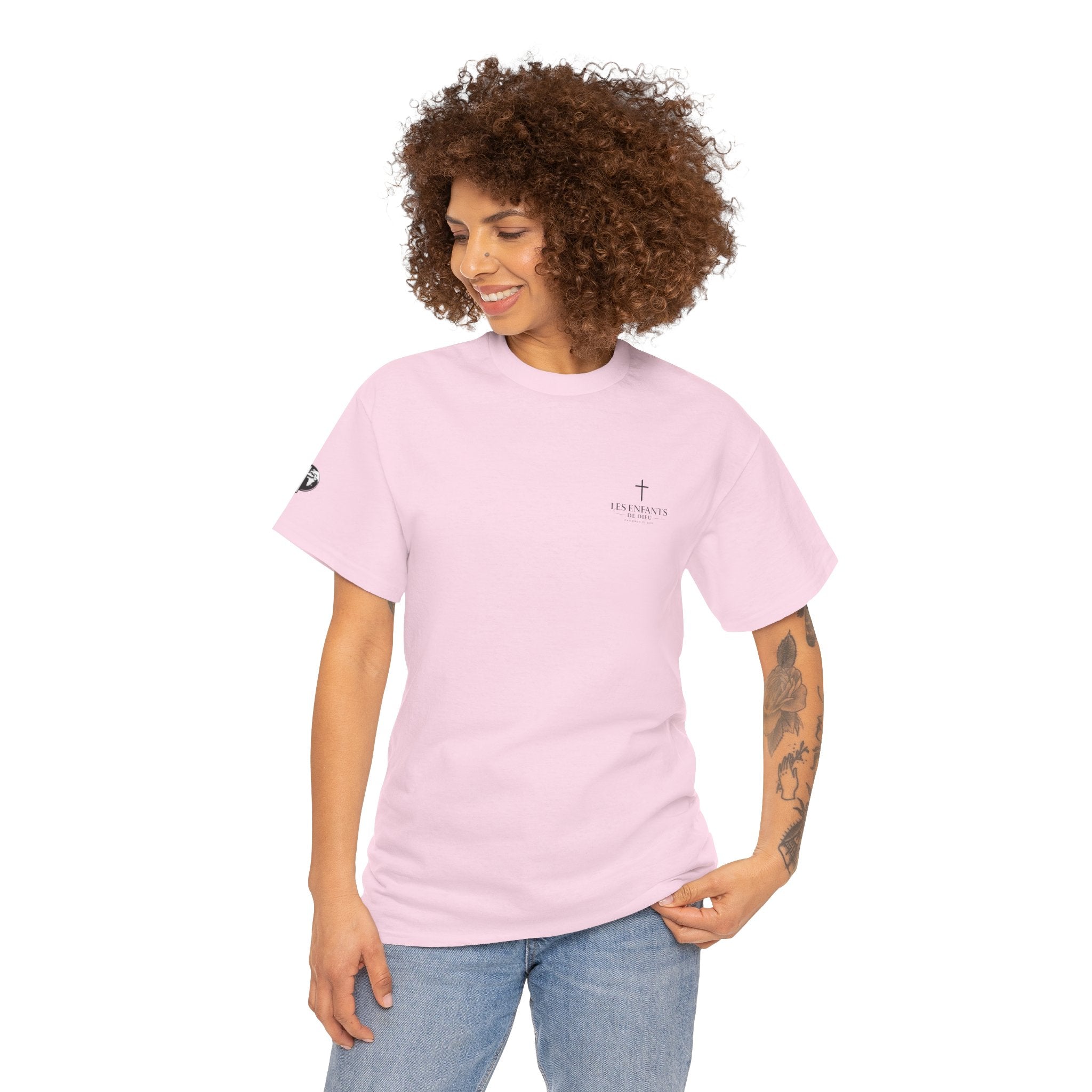Les Enfants de Dieu Tee - Jesus Saves Tee - Psalm 23:4