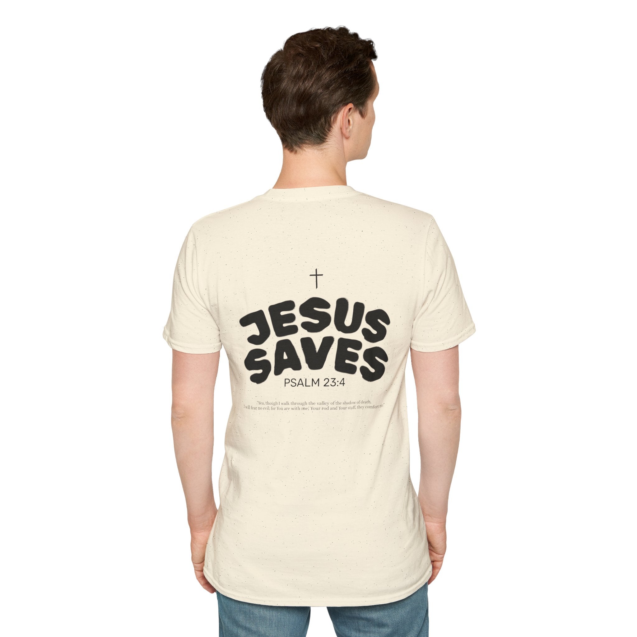 Les Enfants de Dieu T-Shirt — Jesus Saves Shirt - Psalm 23:4