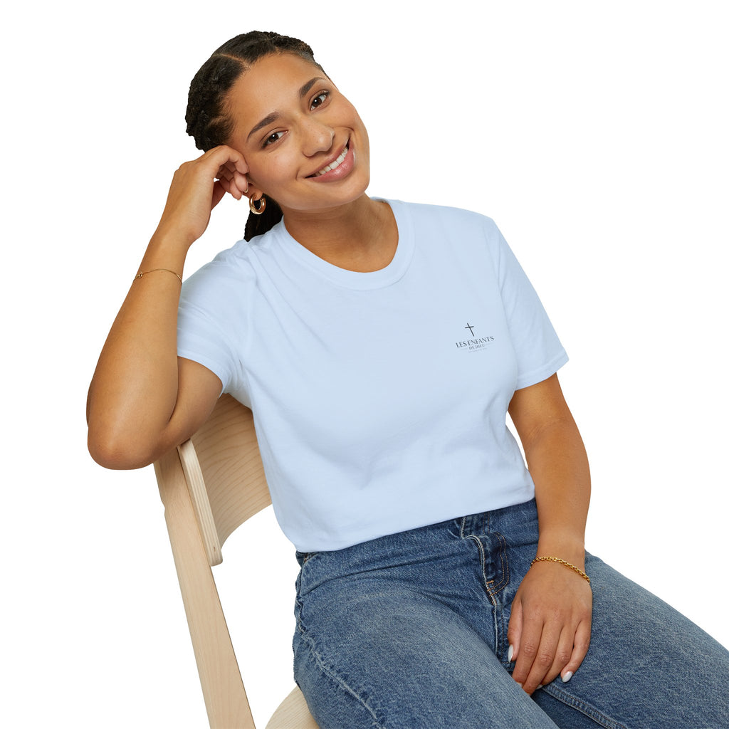 Les Enfants de Dieu T-Shirt — Jesus Saves Shirt - Psalm 23:4