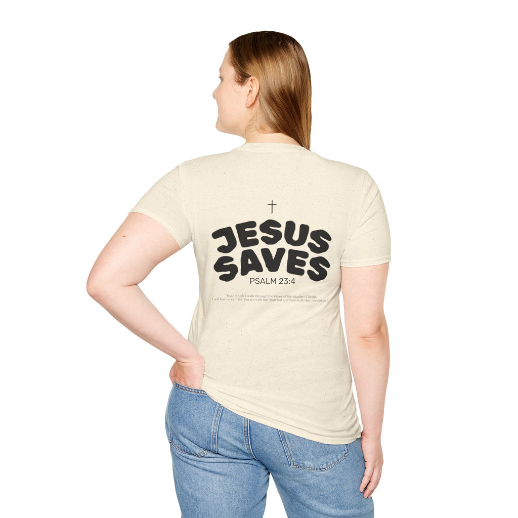 Les Enfants de Dieu T-Shirt — Jesus Saves Shirt - Psalm 23:4
