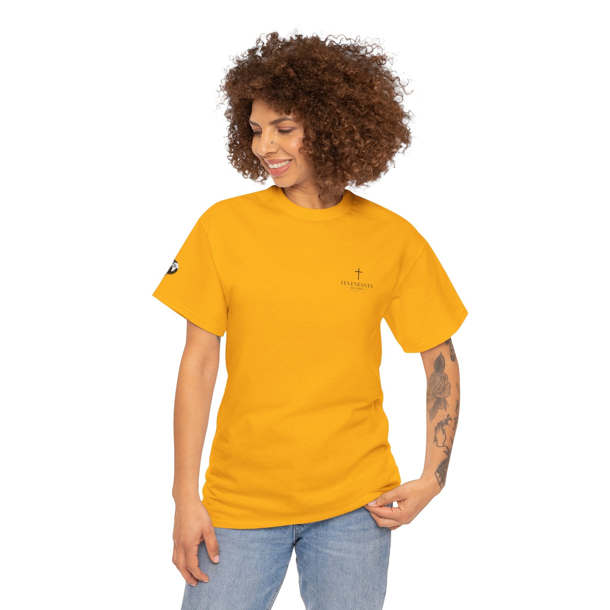 Les Enfants de Dieu Tee - Jesus Saves Tee - Psalm 23:4